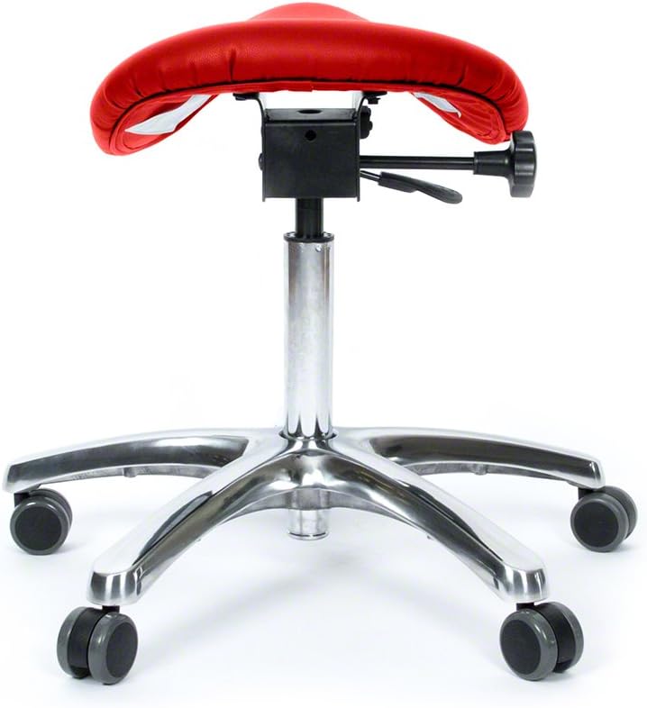 BetterPosture Saddle Chair –Multifunctional Ergonomic Back Posture Stool with Tilting Seat – Reduce Pressure on Lower Back and Improve Posture While Sitting