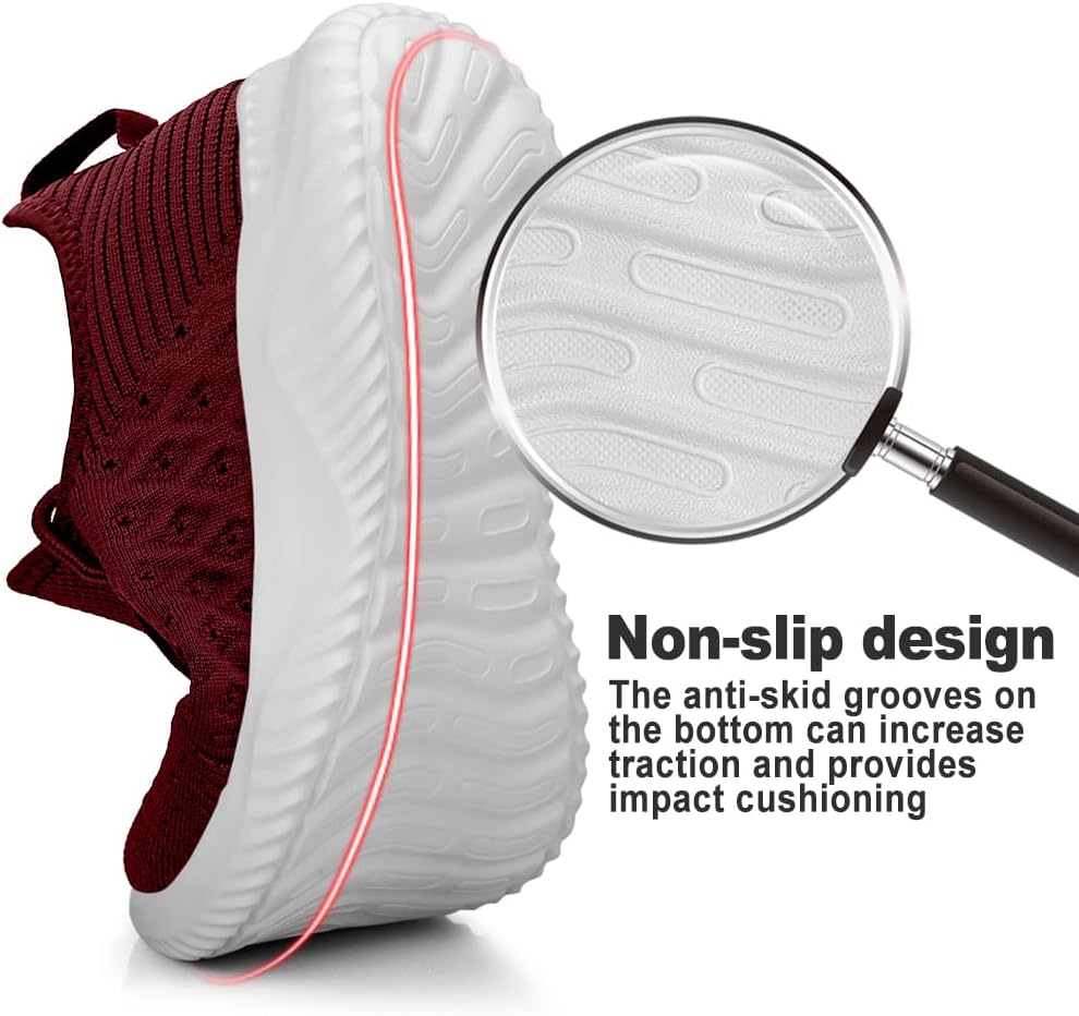 Feethit Mens Slip On Walking Shoes Mens Running Shoes Tennis Sneakers