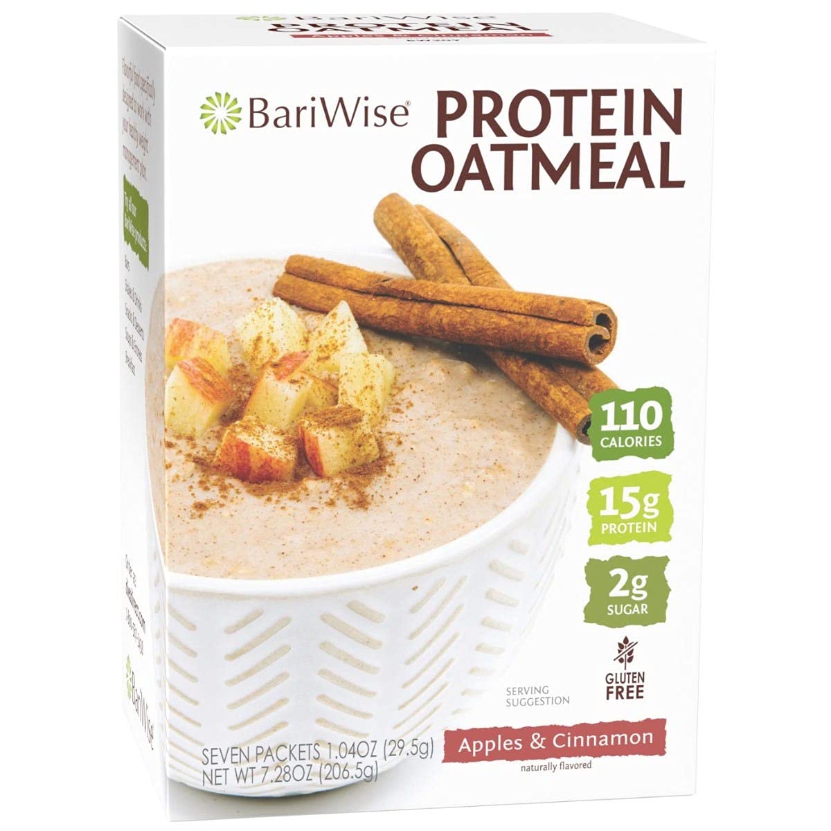 BariWise Instant High Protein Oatmeal – 7 Servings (Maple & Brown Sugar)
