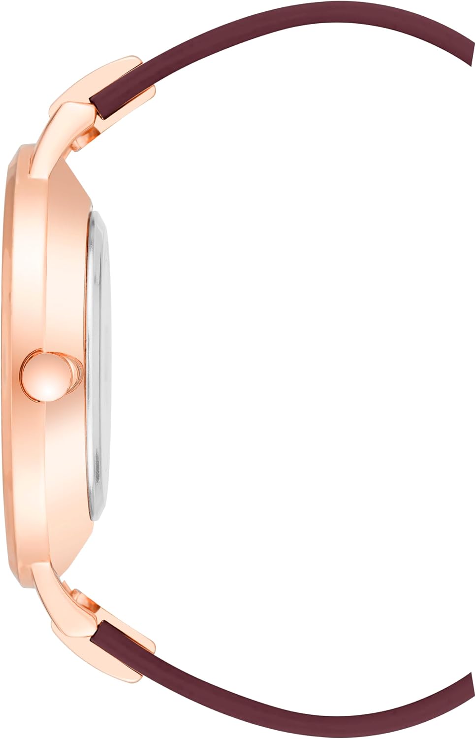 Nine West Women's Floral Dial Smooth Strap Watch