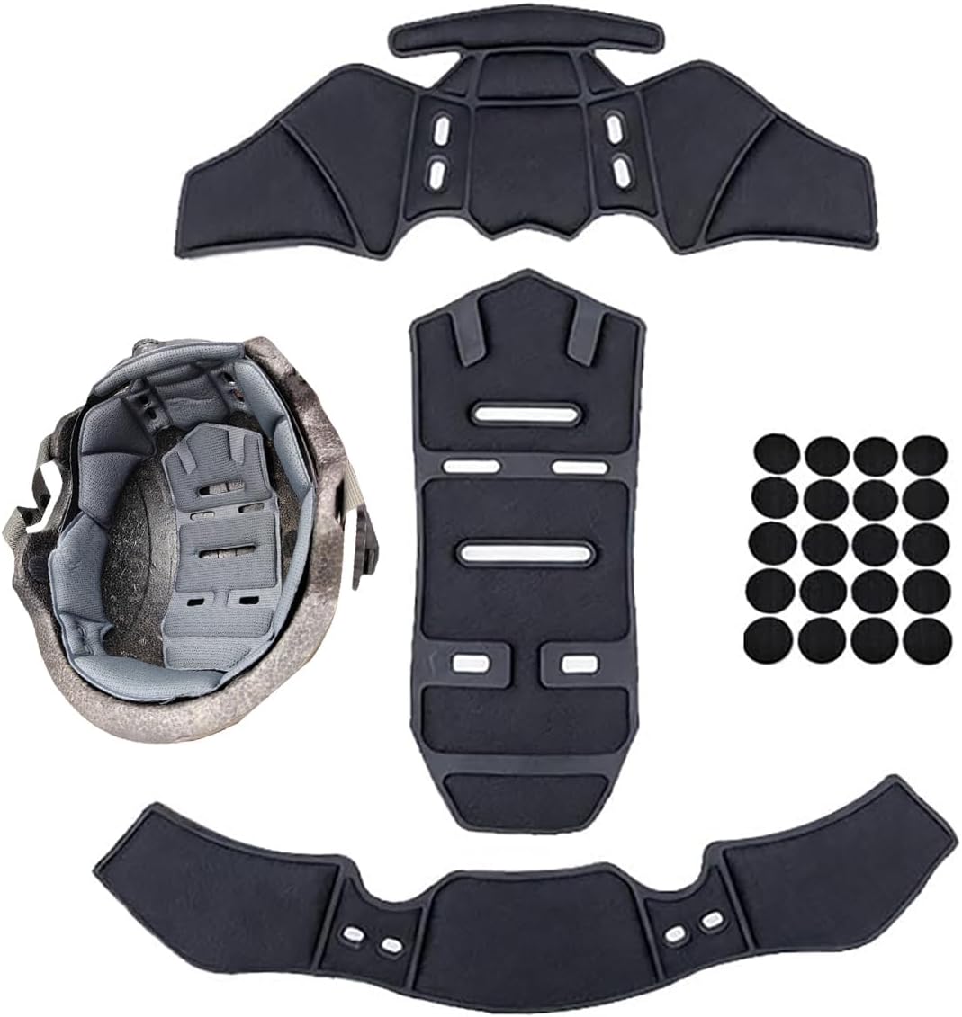 Motorcycle Helmet Liner for HJC CS-R3 II 2022 2023 2024 2025, Breathable Helmet Replacement Foam Padding Kits Set, Comfort Helmet Lining Protective Cushion Mat, Washable,B Grey