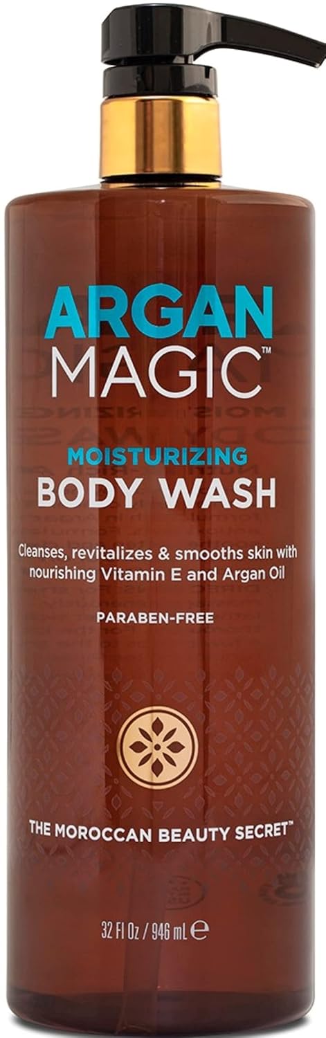Argan Magic Cleansing Body Wash - Gently Cleanses, Revitalizes & Smooths Skin | Enriched with Argan Oil