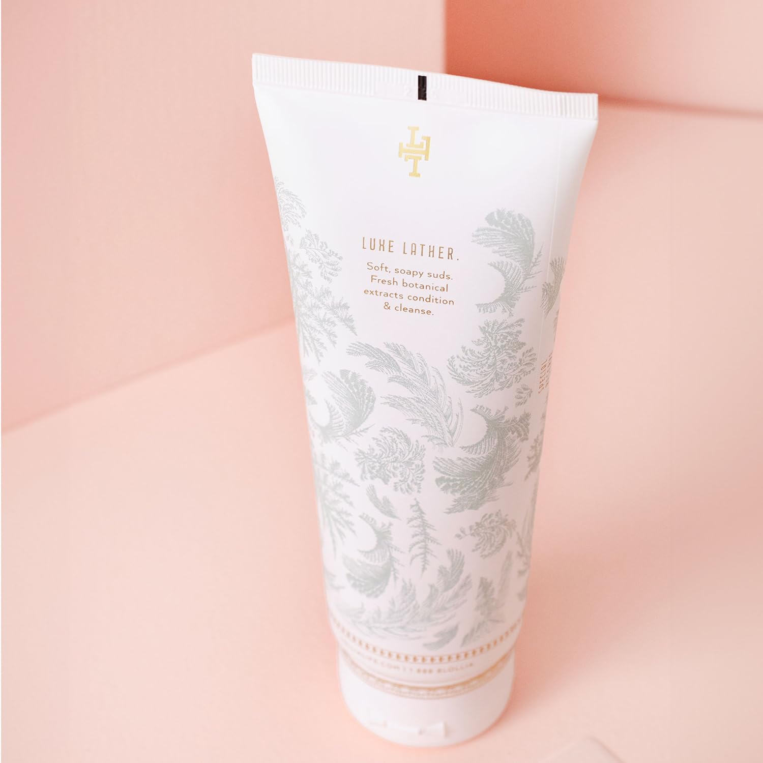 LOLLIA Wish Shower Gel, 8 fl oz, Vanilla Bean, Rice Flower, Jasmine Leaves, & Sugar Cane, Luxury Shea Moisture Hydrating Women's Body Wash, Delicate & Relaxing Scented Bath Soap for Self Care