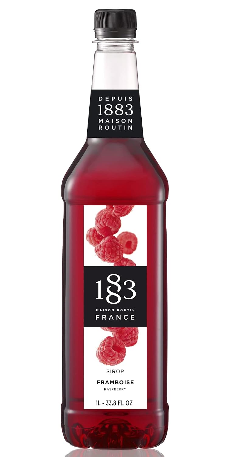 1883 Maple Syrup for Drinks, Made in France, 1 Liter Glass Bottle