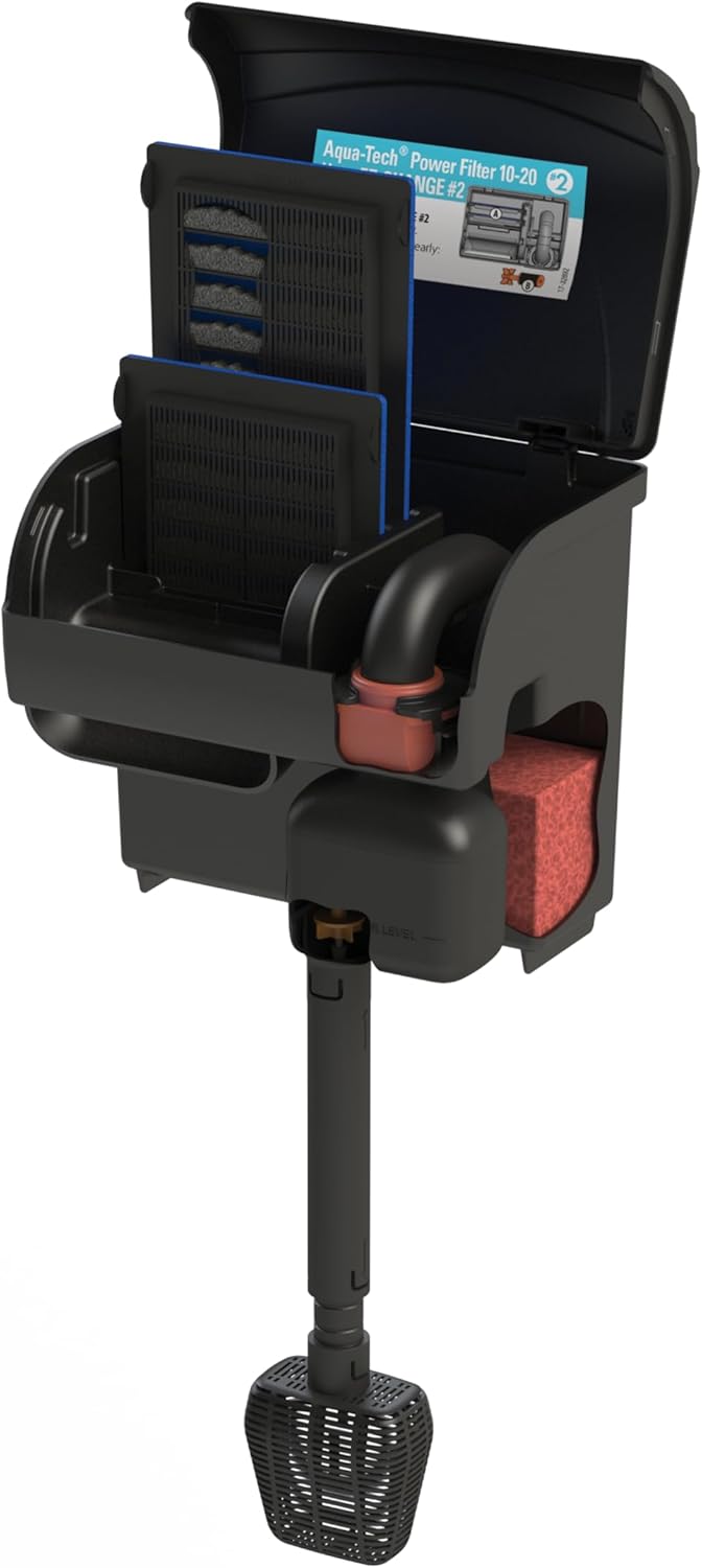 Aqua-Tech Ultra Quiet Power Filter, For Aquariums 20-40 Gallons