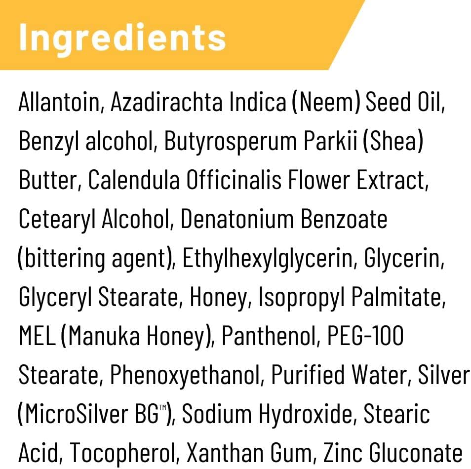 Silver Honey Rapid Wound Repair Ointment, 2 oz Tube