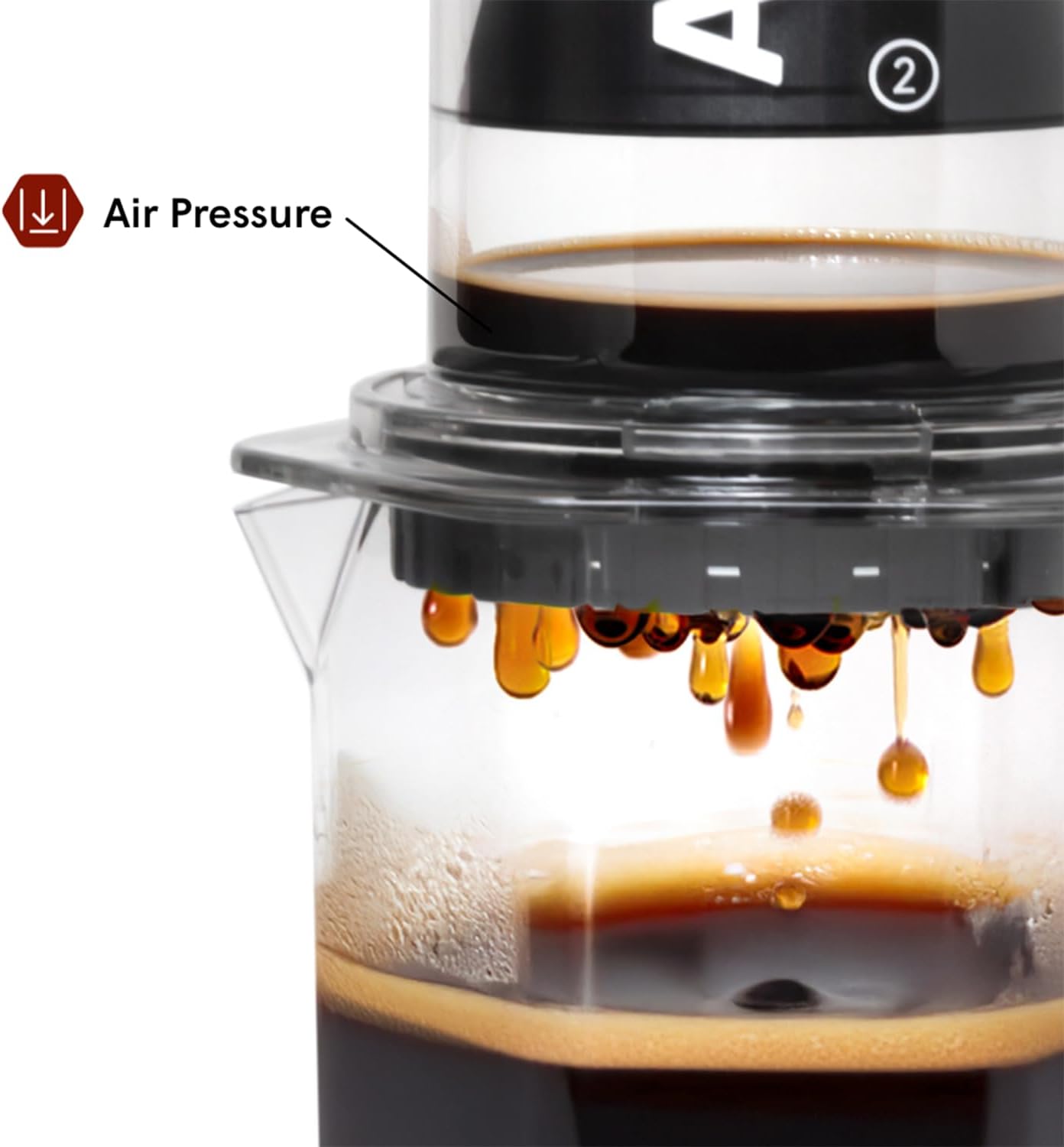 AeroPress Original Coffee Press, French Press, Pour-Over & Espresso Style | All-in-One Manual Coffee Maker, 2-Minute Brew, Less Bitterness, More Flavor, Portable, Travel & Camping