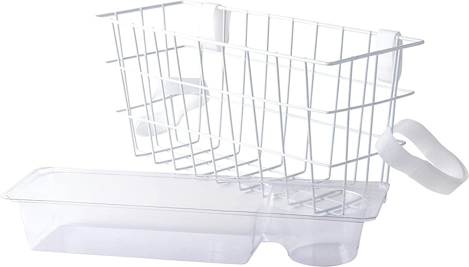 HealthSmart Durable Walker Accessories Basket For Walker | No Tools Needed | Secure Cup Holder & Tray | Walker Accessories Bag - Easy Installation
