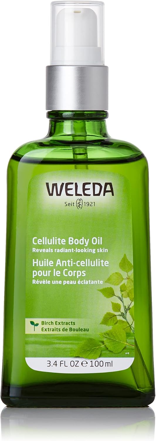 Weleda Birch Cellulite Body Oil 3.4 Fluid Ounce, Plant-Rich Oil with Birch, Rosemary and Jojoba