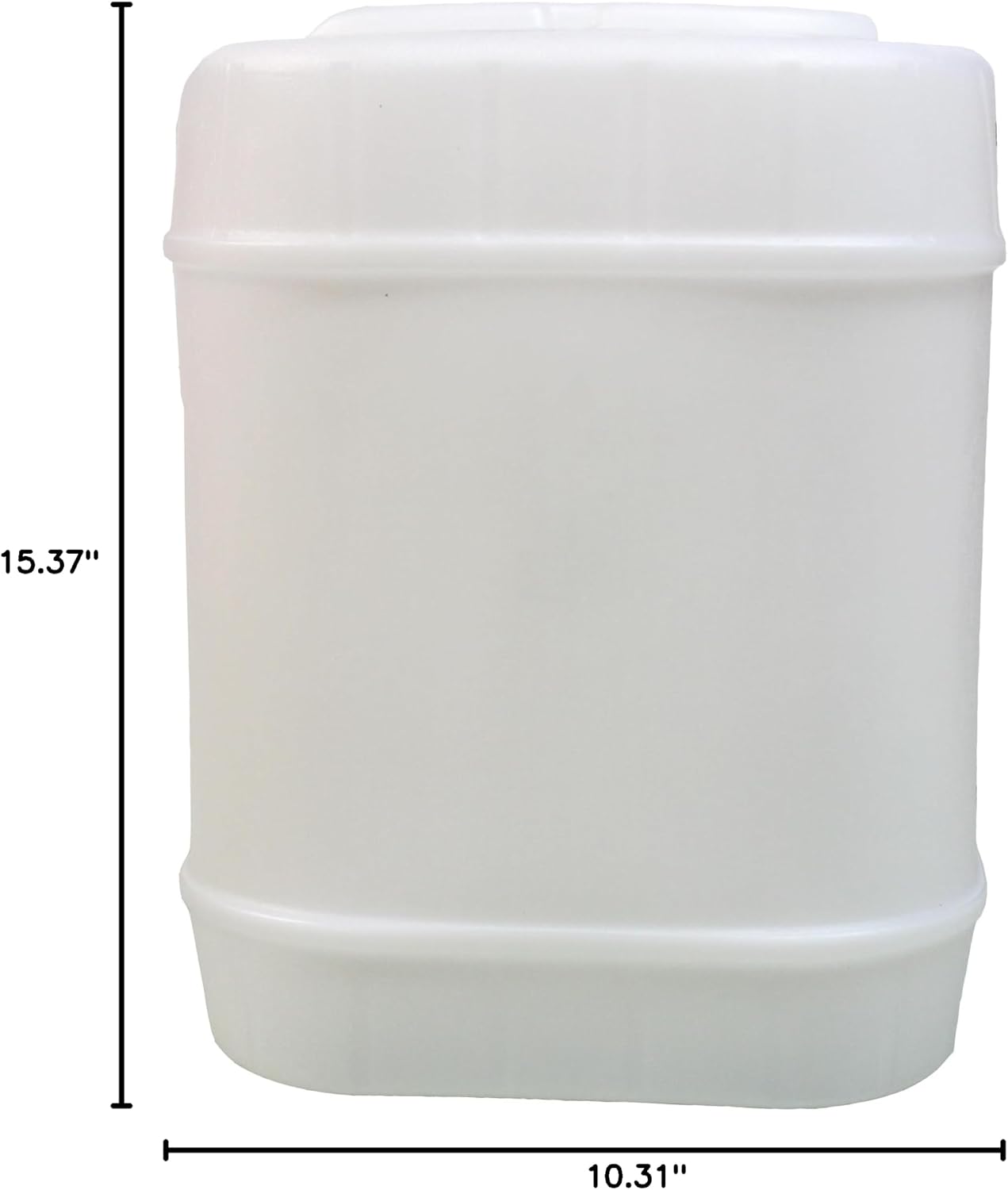 | 19L / 5Gallon White Jerrican | White Jerrican Jug | Food Grade Quality | BPA Free | Perfect Container to Ship Chemicals & Liquids | Easy Stacking
