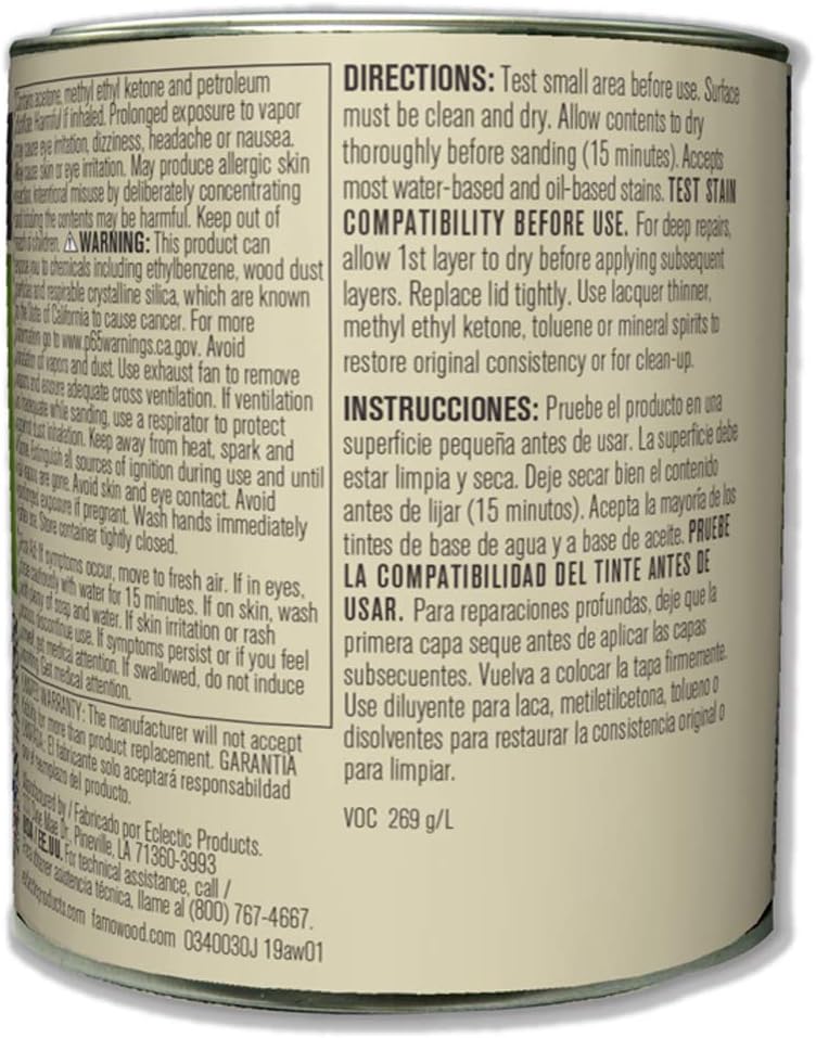 FamoWood 36021108 Original Wood Filler - Pint, Cedar