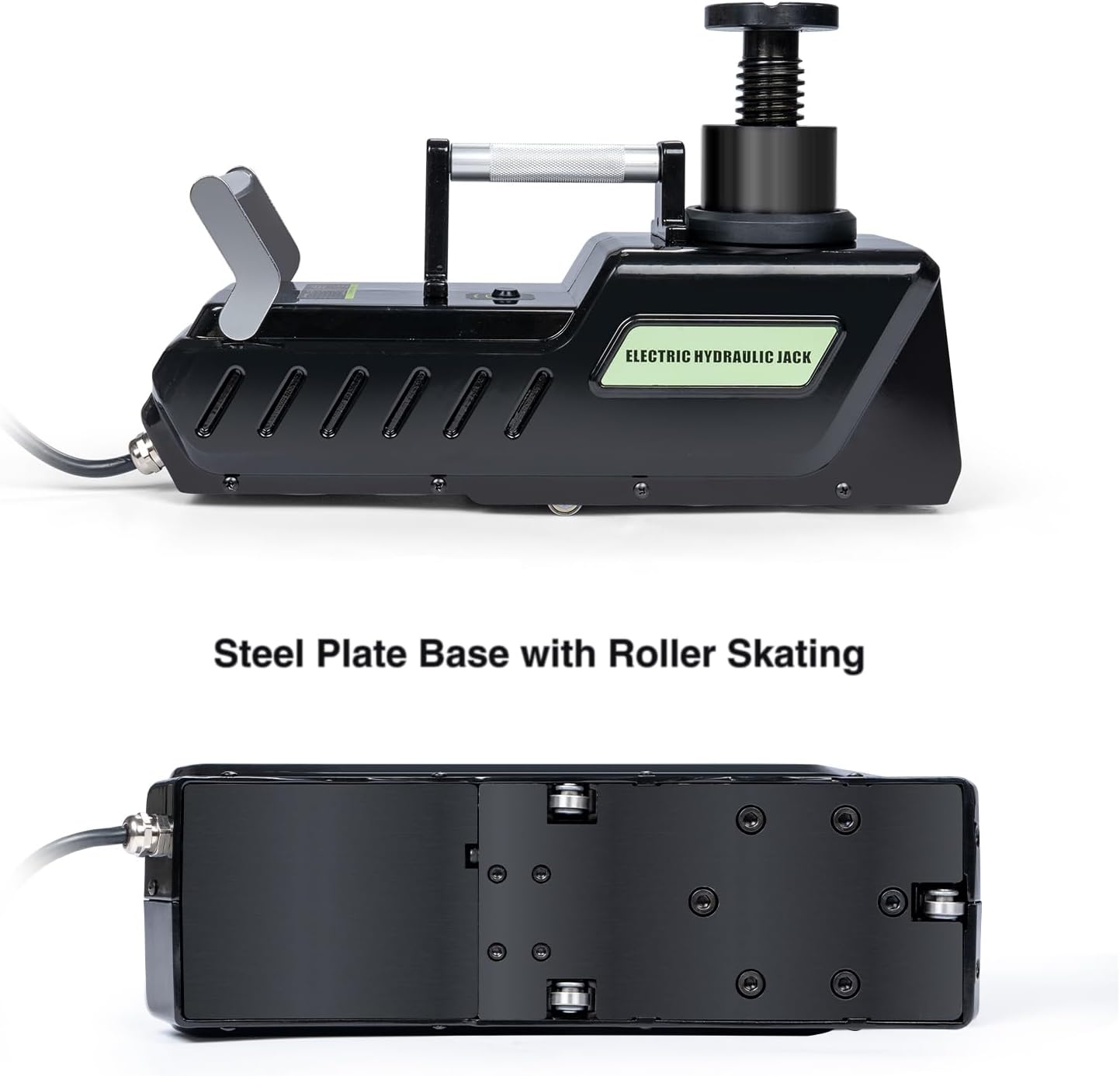 15 Ton Electric Hydraulic Car Jack,12V DC Electric Floor Jack with LED