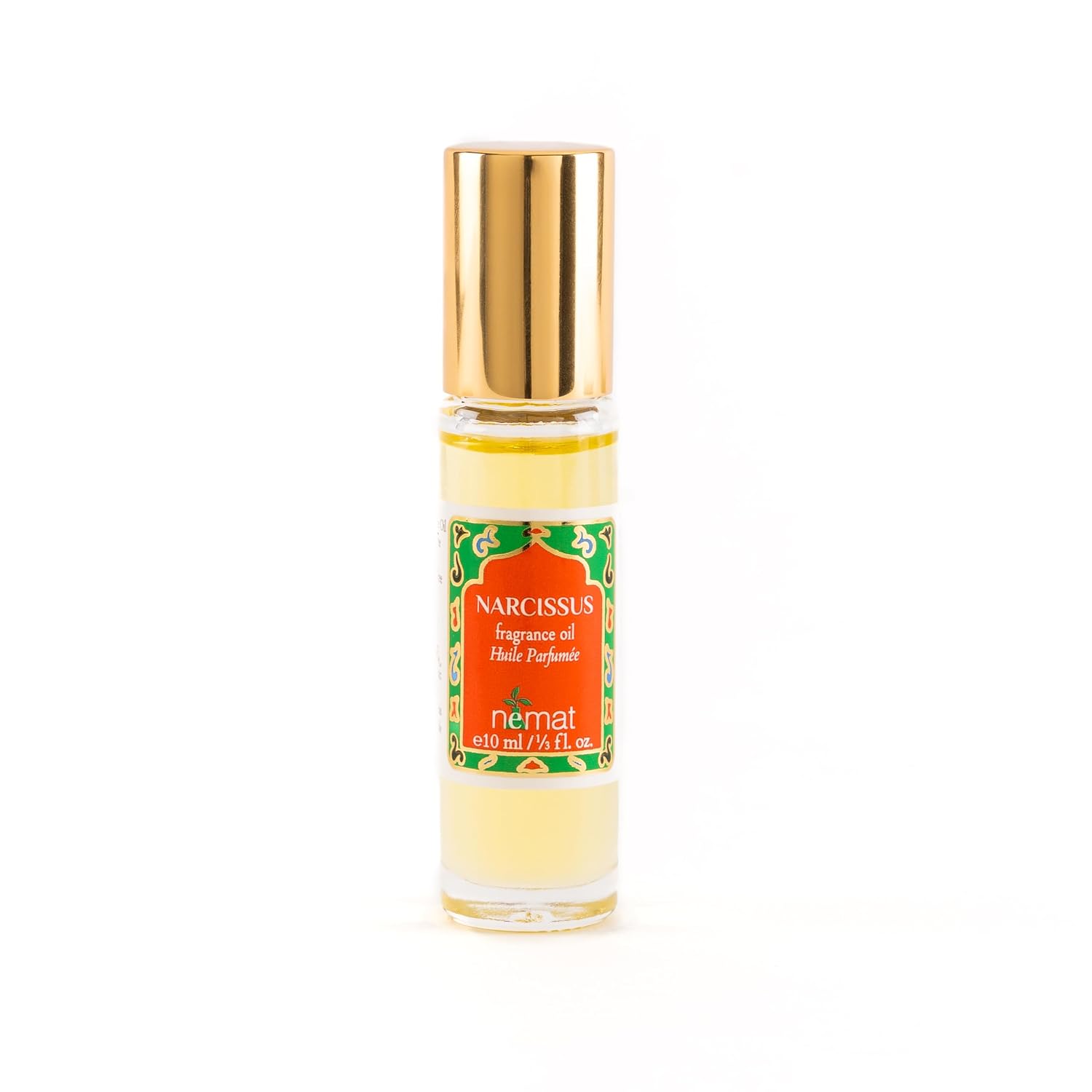 Nemat Amber Perfume Oil Roll-On for Women & Men, 10 ml | Long lasting fragrance, Alcohol free, Essential oil based, Vegan formula, Clean scent, Unisex body oil