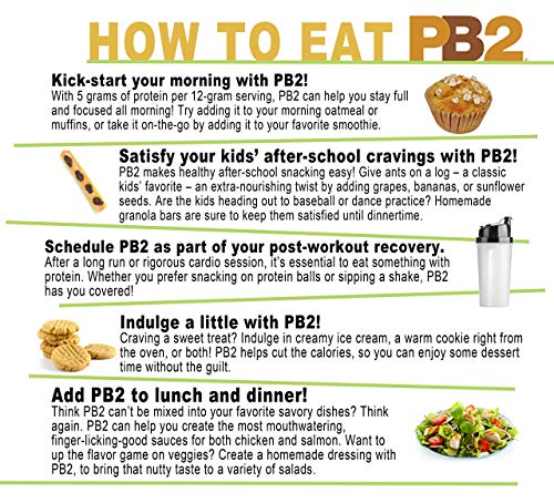 PB2 Powdered Peanut Butter, 1lb Jar (2-pack)