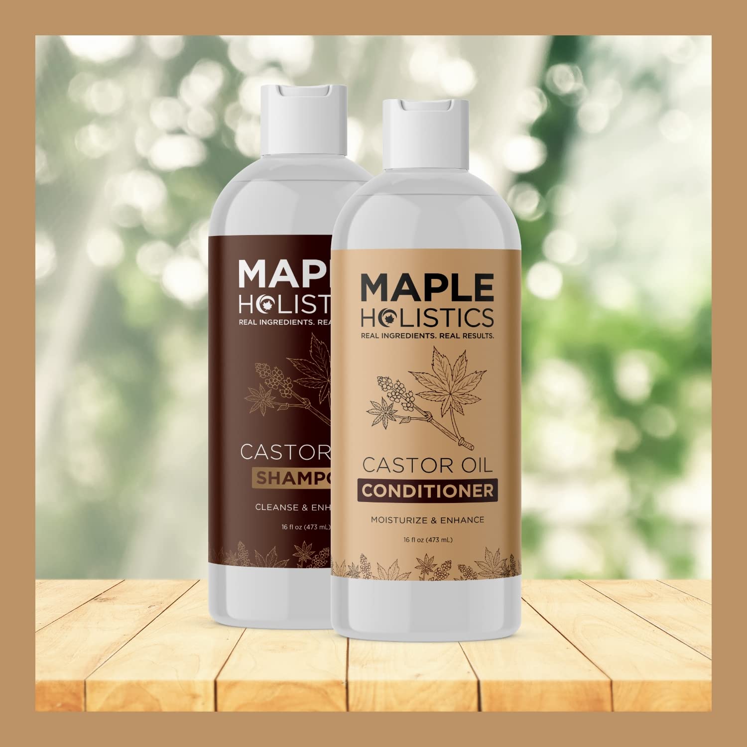 Sulfate Free Shampoo and Conditioner Set - Tea Tree Sage and Rosemary Shampoo and Conditioner for Dry Flaky Scalp Care - Deep Cleansing Color Safe Shampoo and Conditioner for Damaged Dry Hair Care