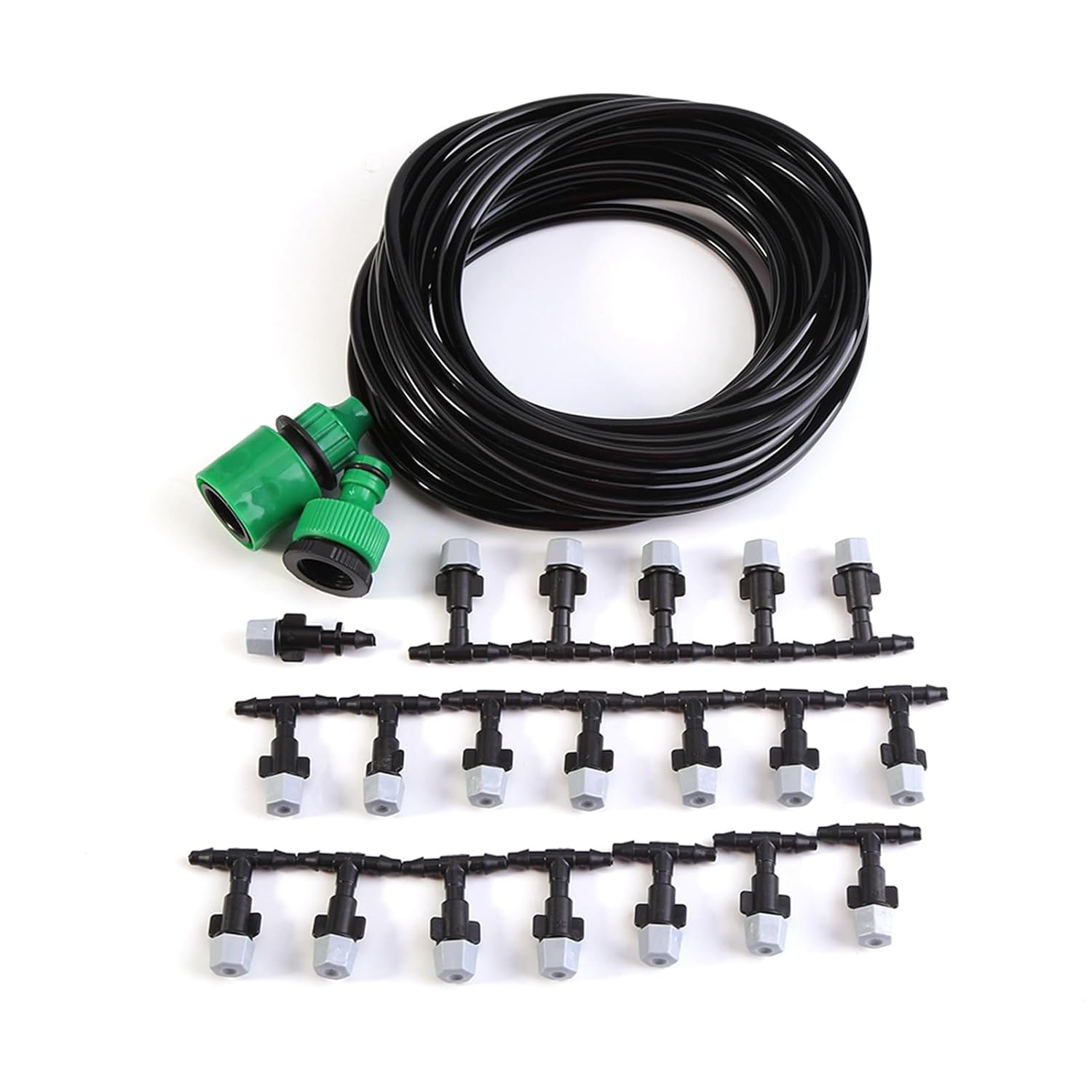 Misting Cooling System, 4/7mm Watering Tubing, Misting Nozzle Sprinkler