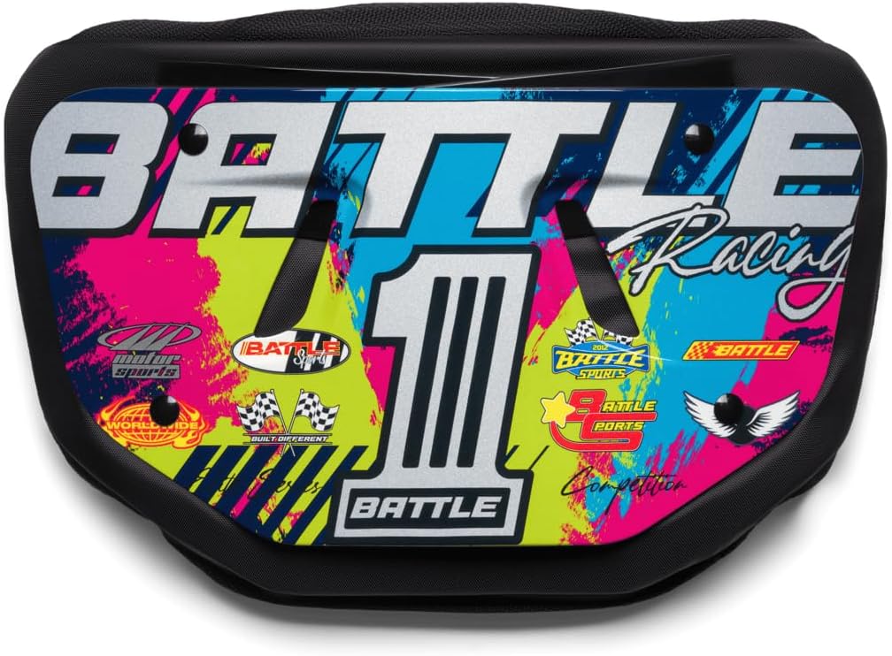 Battle Sports Novelty Football Back Plate, Kids, Adults