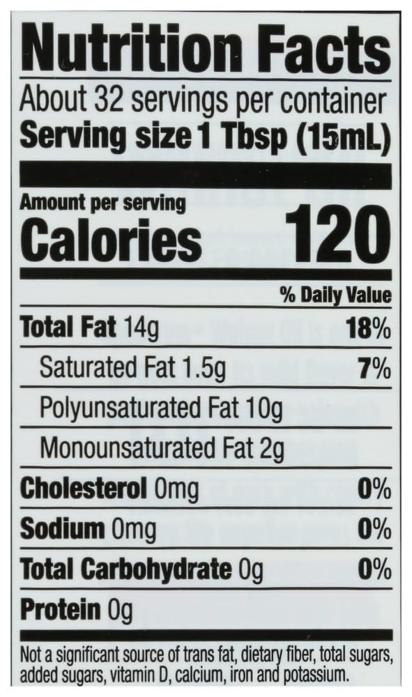 Spectrum Refined Walnut Oil 16 Fl Oz (Pack of 2)