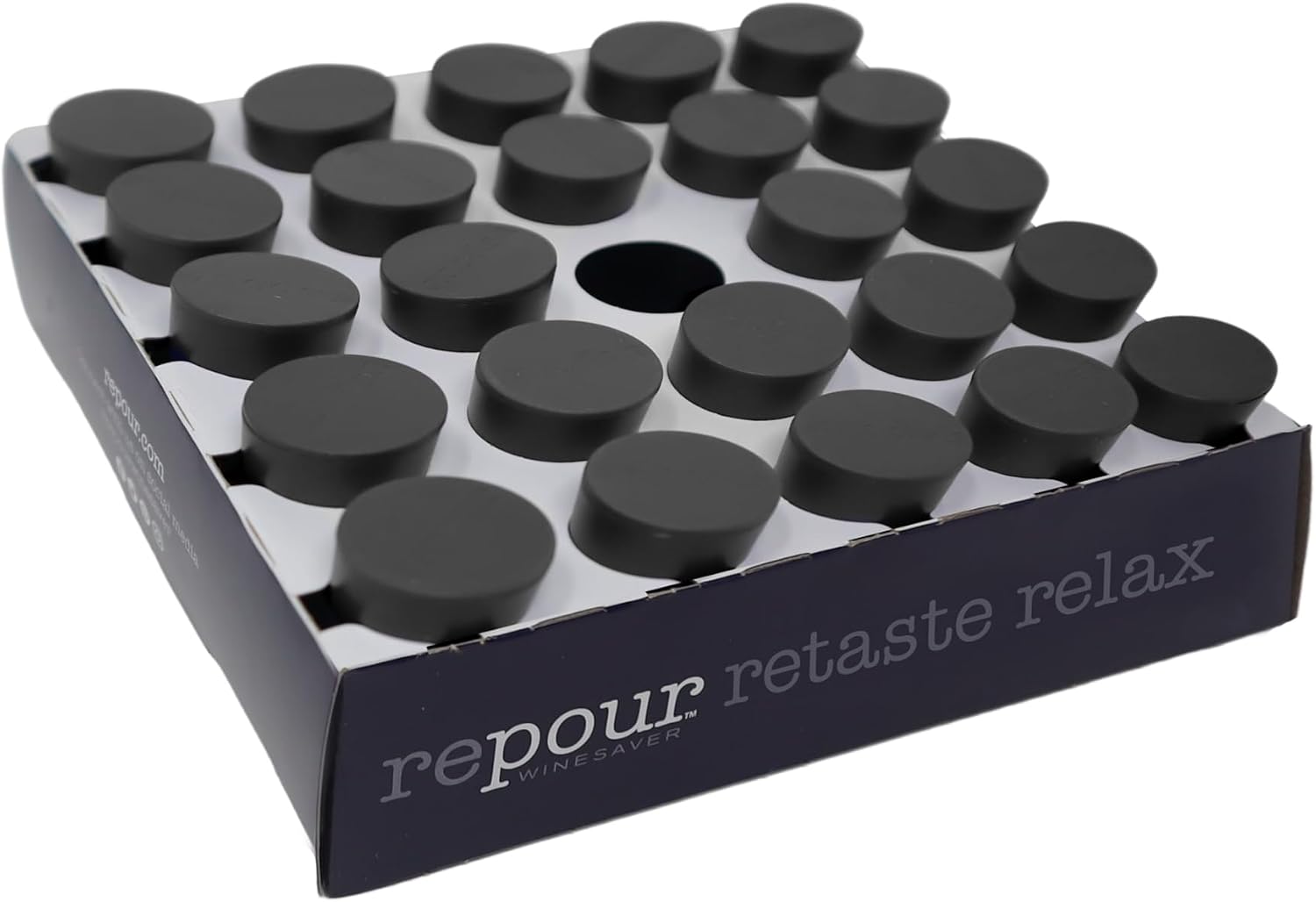 Wine Saver - Wine Preserver and Stopper - Removes Harmful Oxygen from your Wine Simply and Effectively - Indigo Blue 4 Pack
