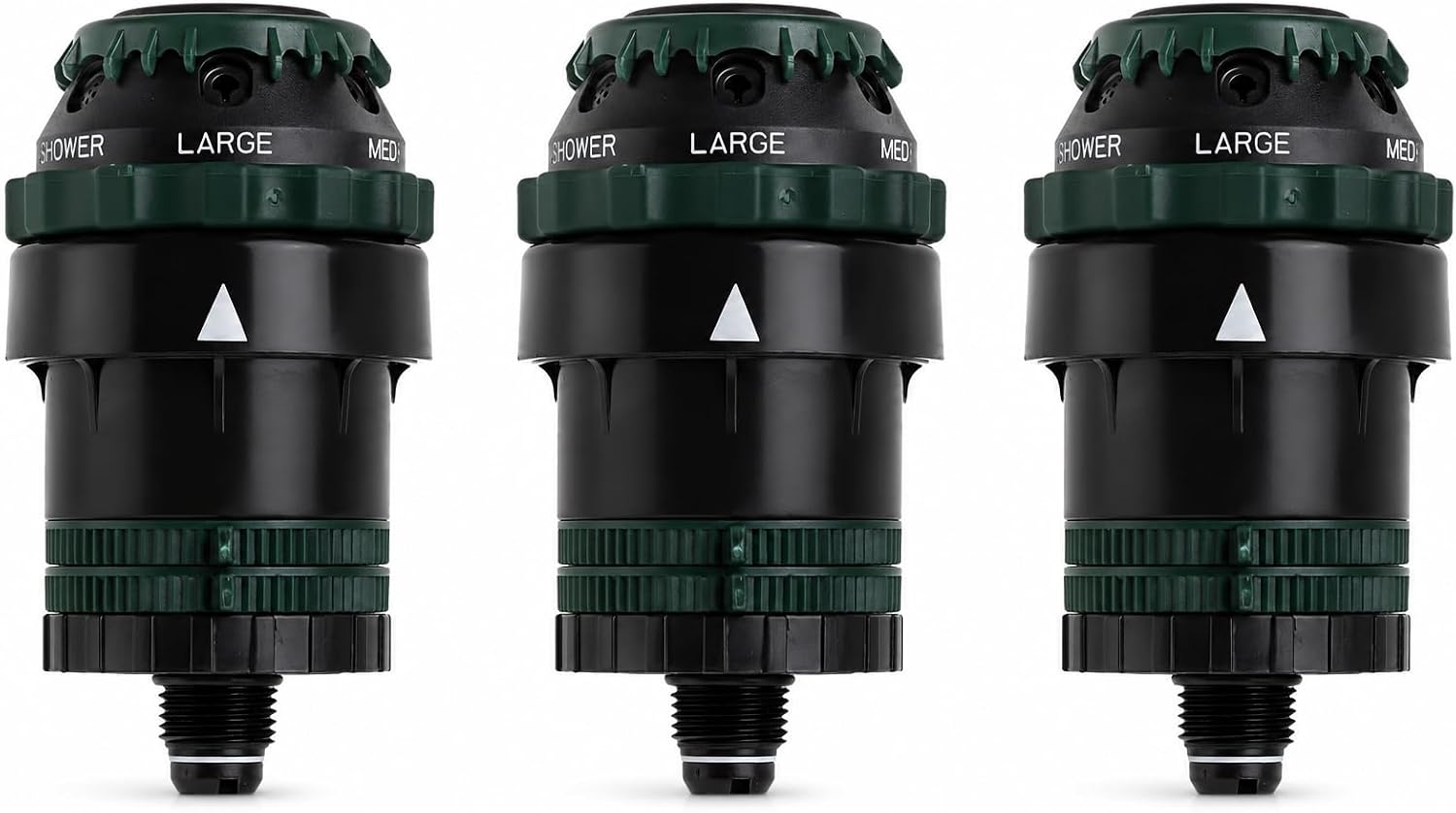 3-Pack Orbit 58565N H2O-Six Gear-Drive Sprinkler