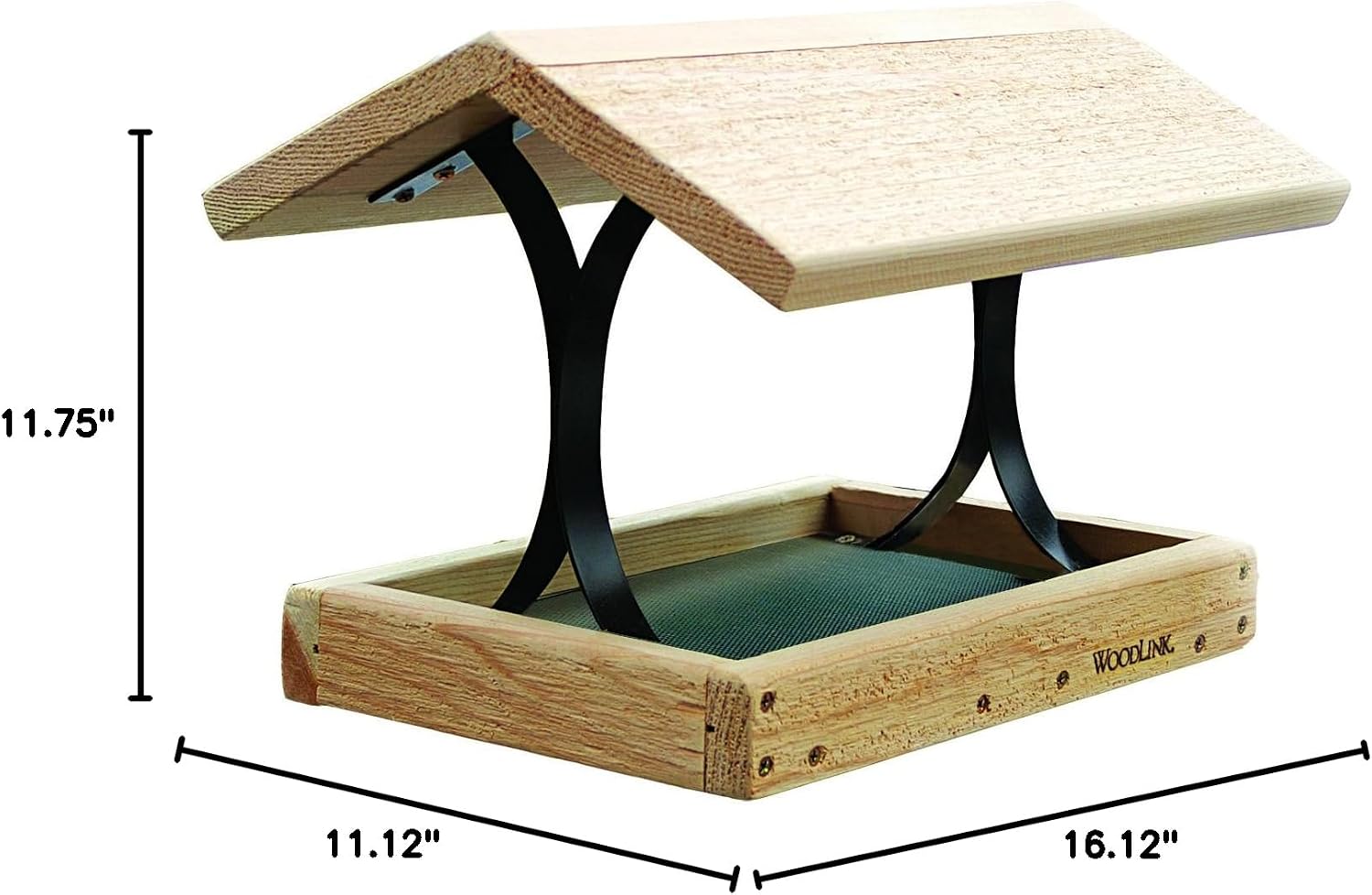 Woodlink Cedar Fly-Thru Bird Feeder, Cedar