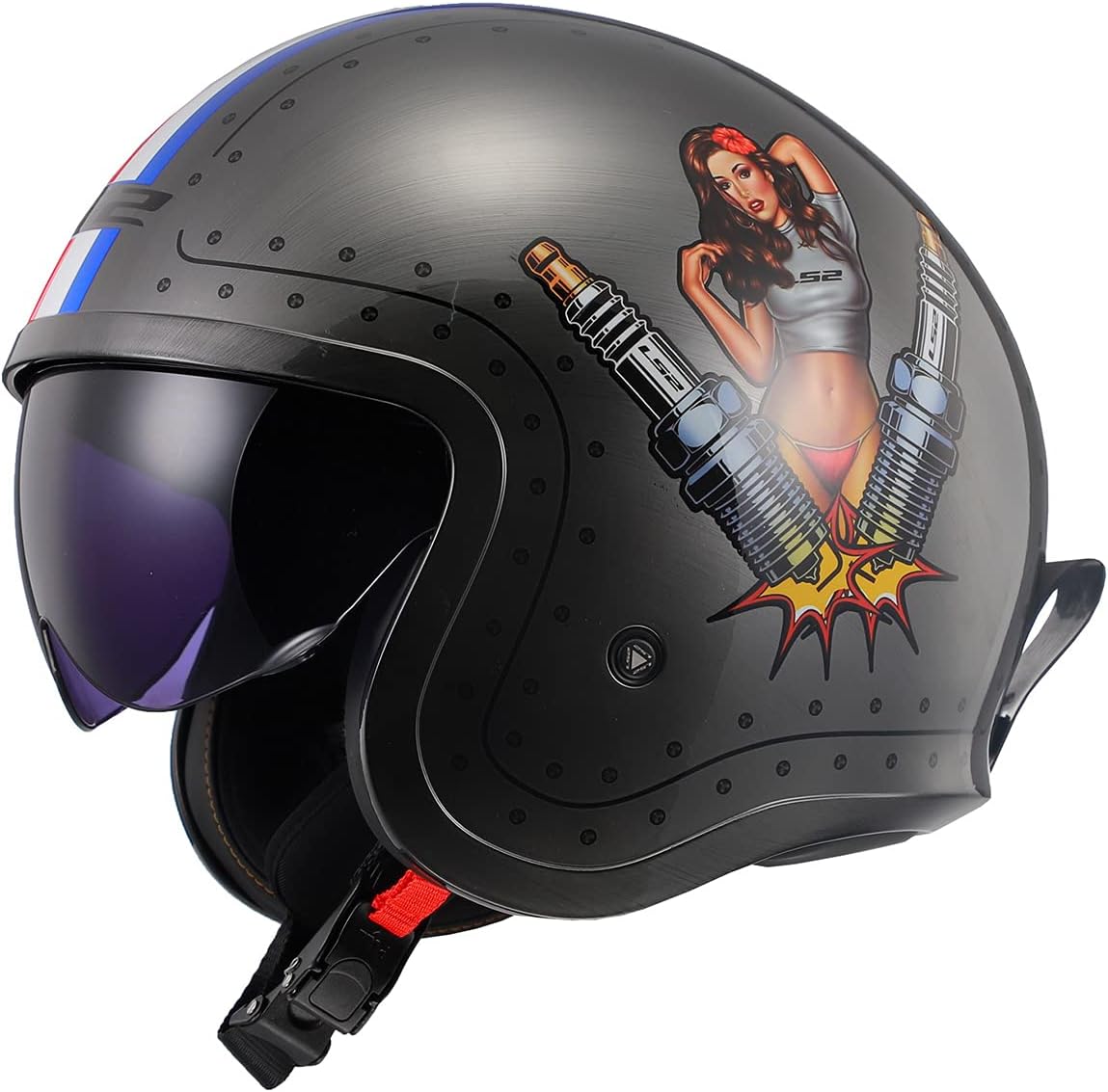 LS2 Helmets Open Face Spitfire Helmet