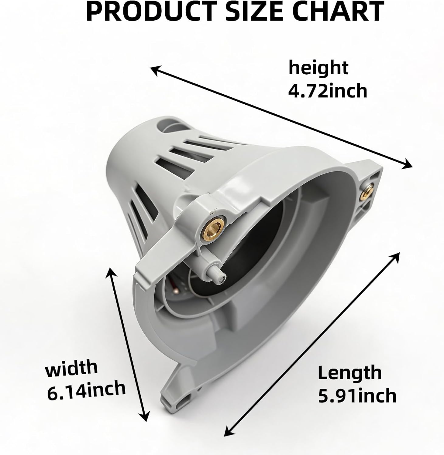 4180-080-1809 Clutch Drum Housing Assembly for Stihl FS90, FS100, FS110, FS130, KM110, KM130 Trimmers, Replacement Part for FS90r, FS100rx, FS110r