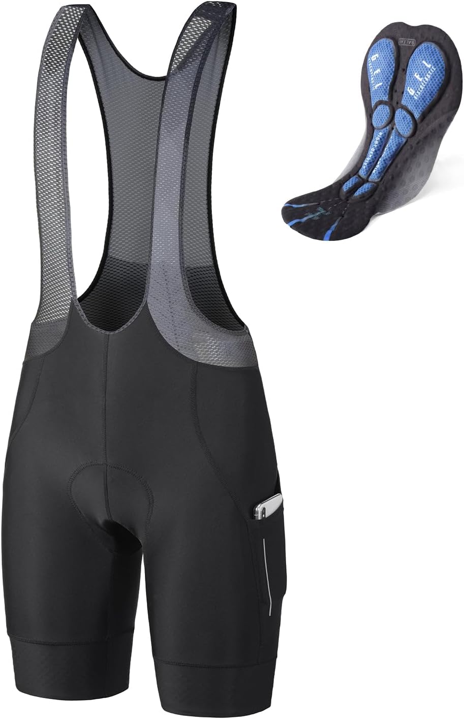baleaf Mens 4D Padded Cycling Bib Shorts Bicycle Biking Bibs