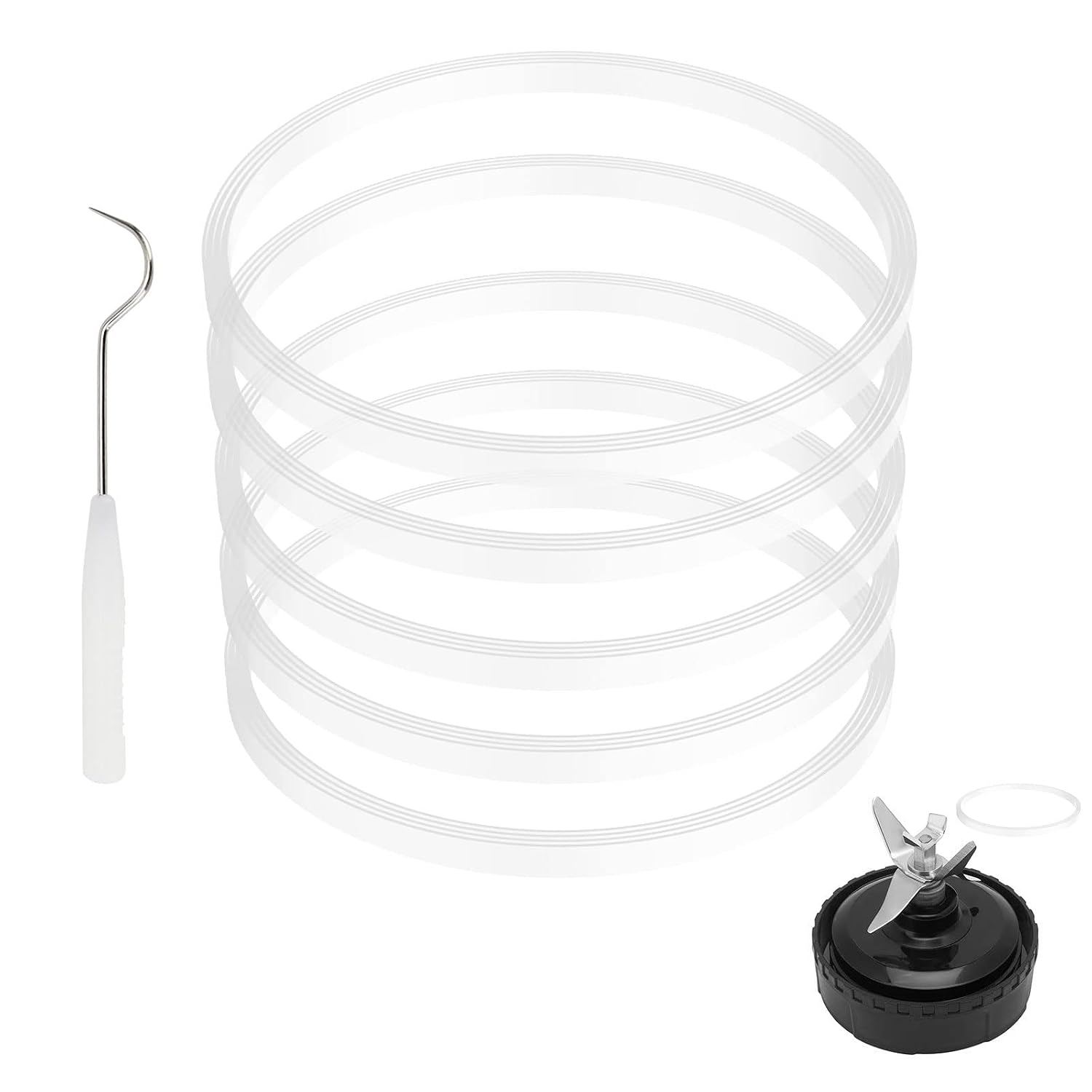 3.94-inch Blender Rubber Gaskets Fit for Ninja Blender, 5 Pack