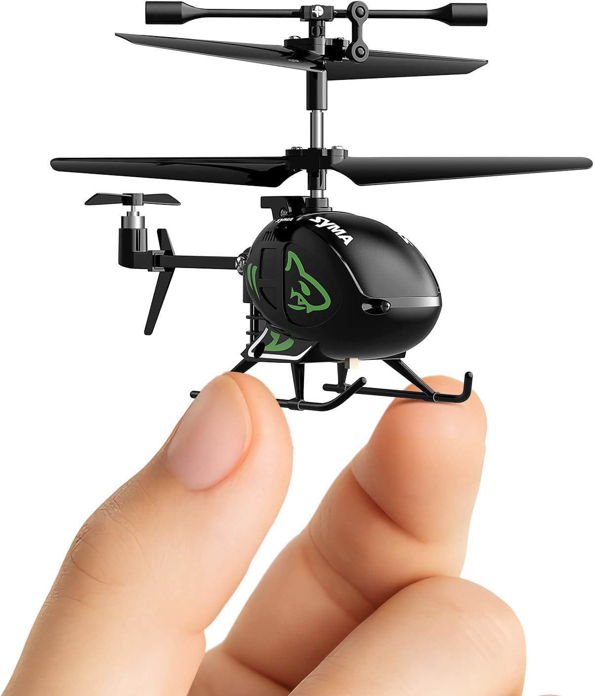 SYMA S100 Mini RC Helicopter for Kids, Indoor Flying, Altitude Hold, Black