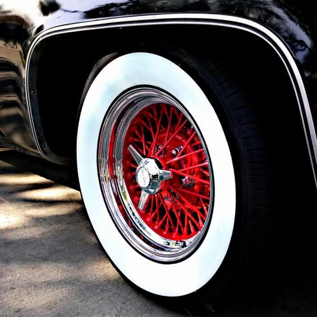Portawall White Tire Insert 15-Inch 3-Inch Wide Car Set of 4