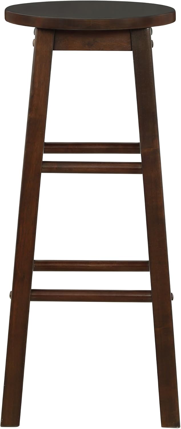 Linon 29-Inch Barstool With Round Seat