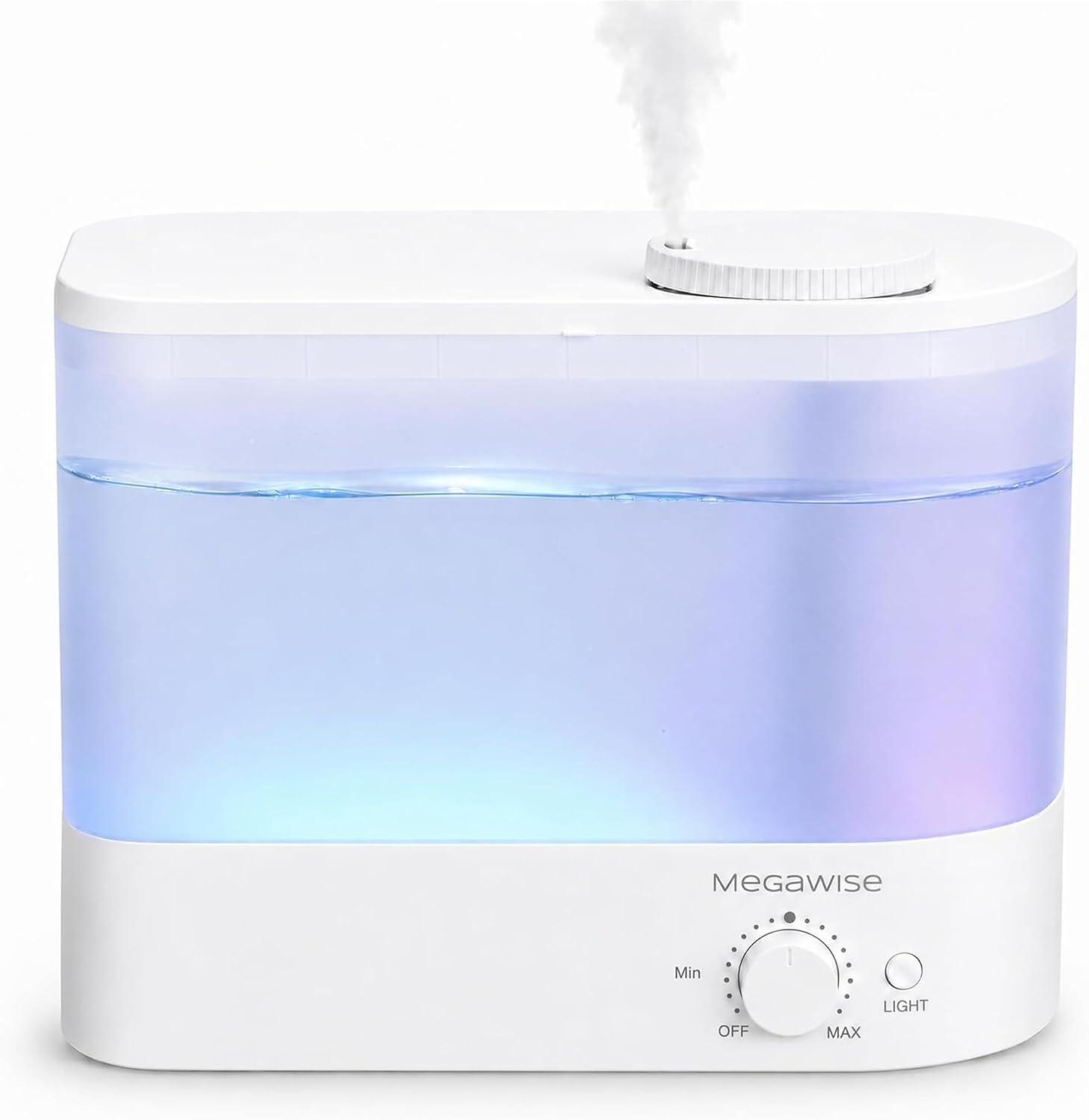 MEGAWISE 1.5L Cool Mist Humidifier for Bedroom, 25dB Quiet
