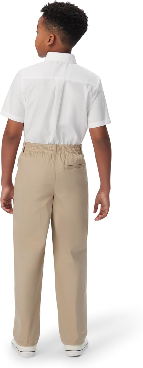 French Toast Boys Pull-On Relaxed Fit School Uniform Pant (Standard & Husky)