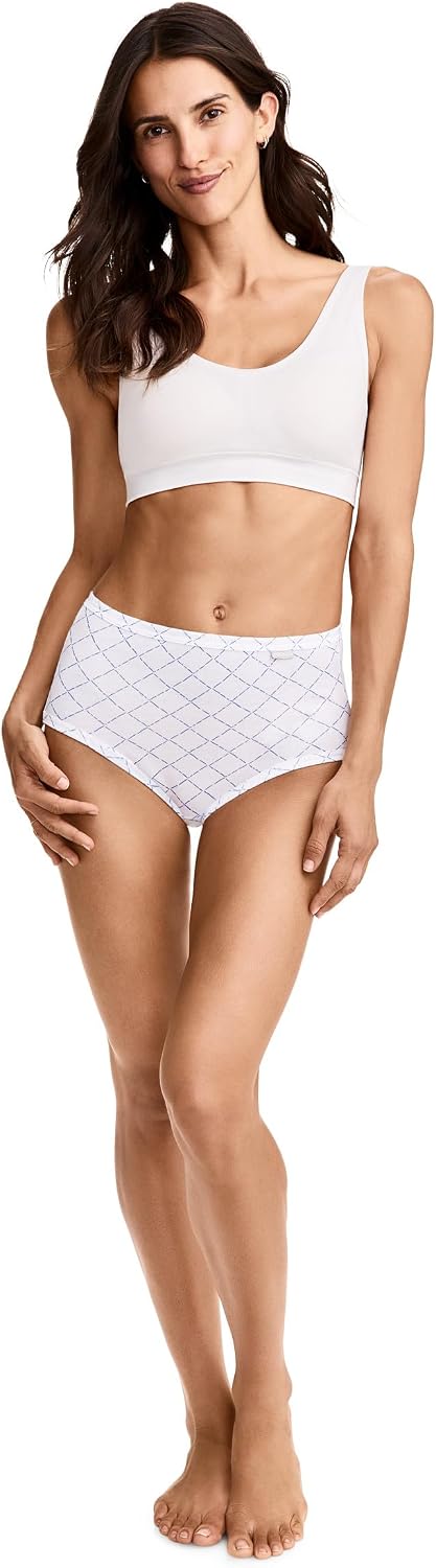 Jockey Women's Underwear 100% Cotton Elance Brief - 3 Pack
