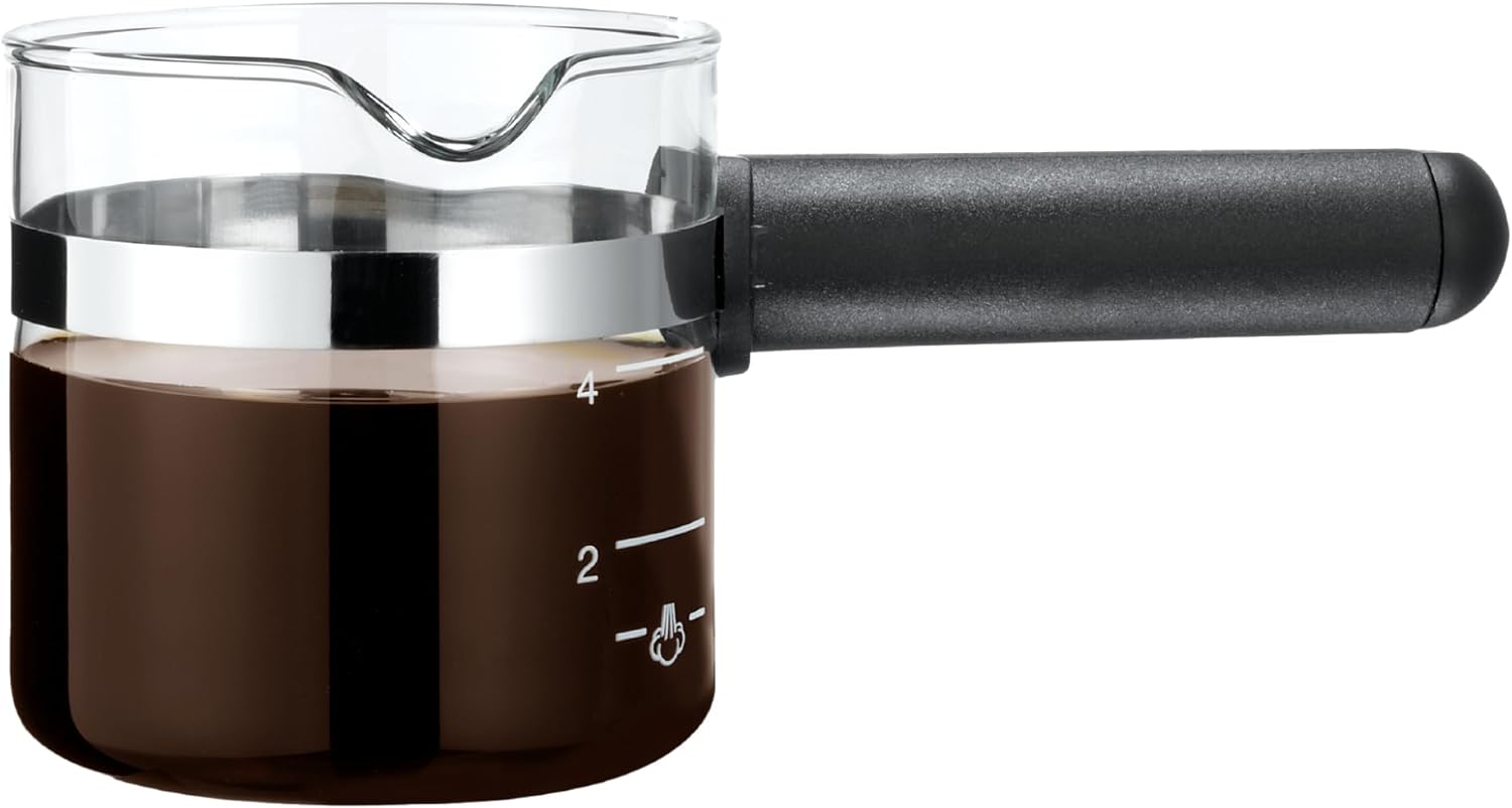 Café Brew 4 Cup Espresso Replacement Carafe, Universal, Borosilicate Glass | Universal fit for Hamilton Beach, Mr. Coffee, Breville, De'Longhi, Krups