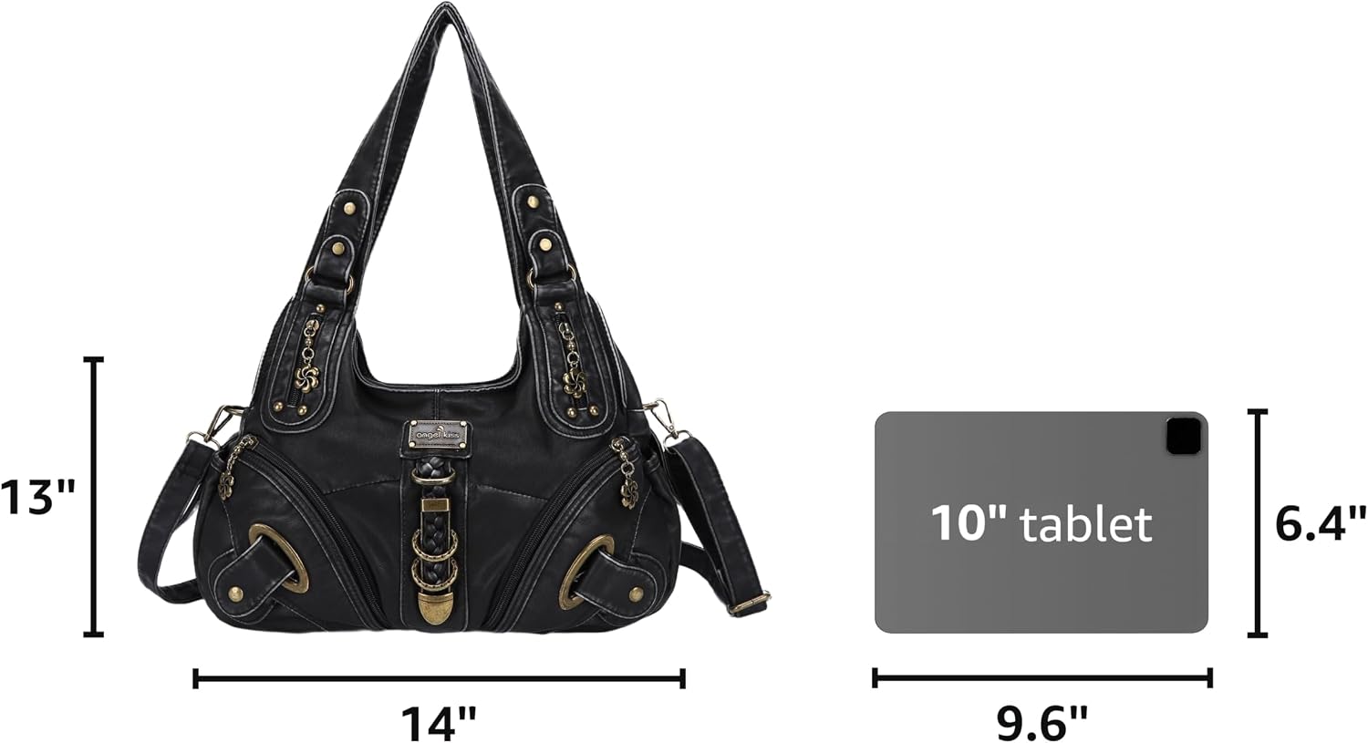 Angelkiss Hobo Purses and handbags for Women Satchel Handbag Women Purses Large Daily Shoulder Bags