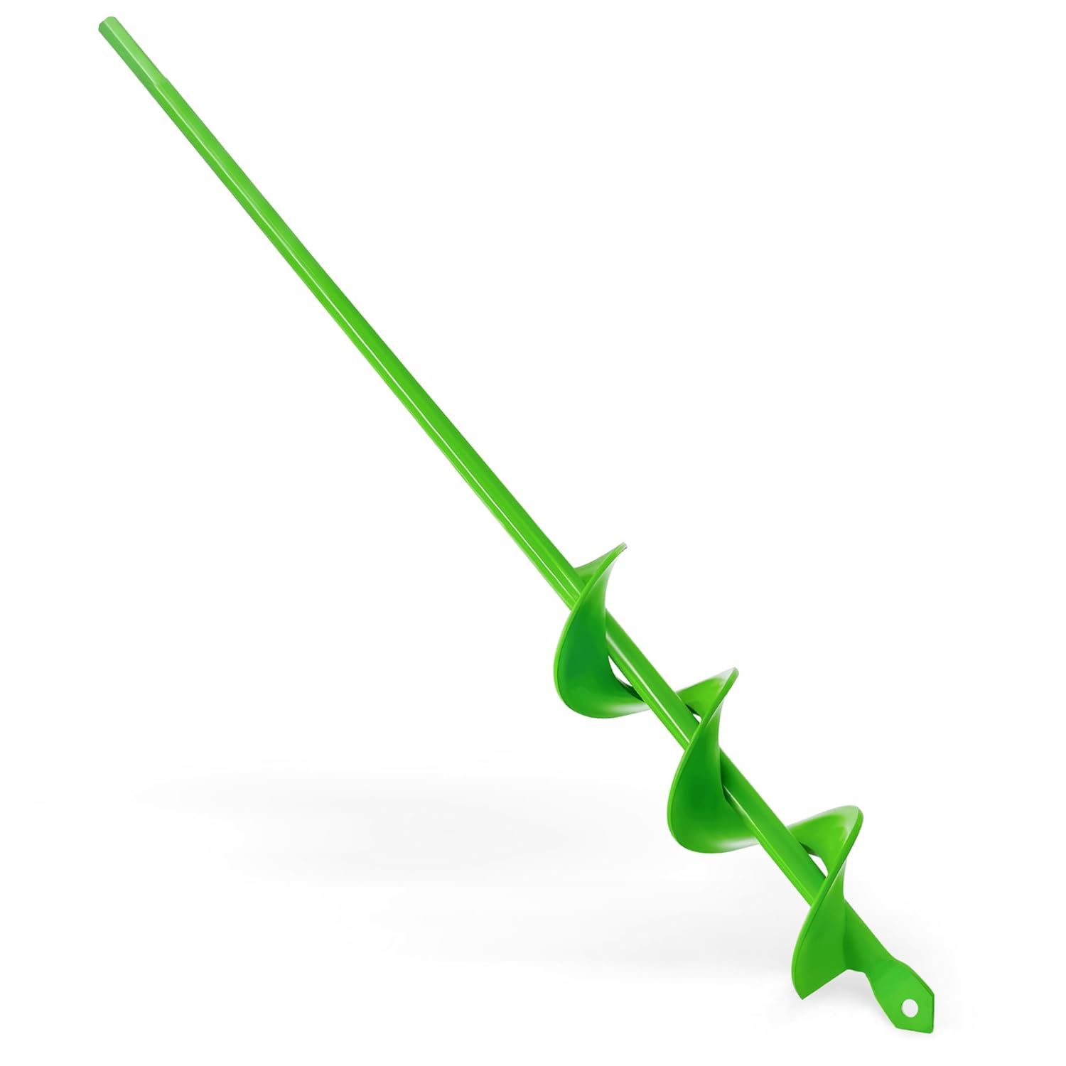 TCBWFY Auger Drill Bit for Planting 1.6x16.5inch Extended Length Garden Auger Spiral Drill Bit for Planting Bulbs Flowers,Post Hole Digger for 3/8”Hex Drill