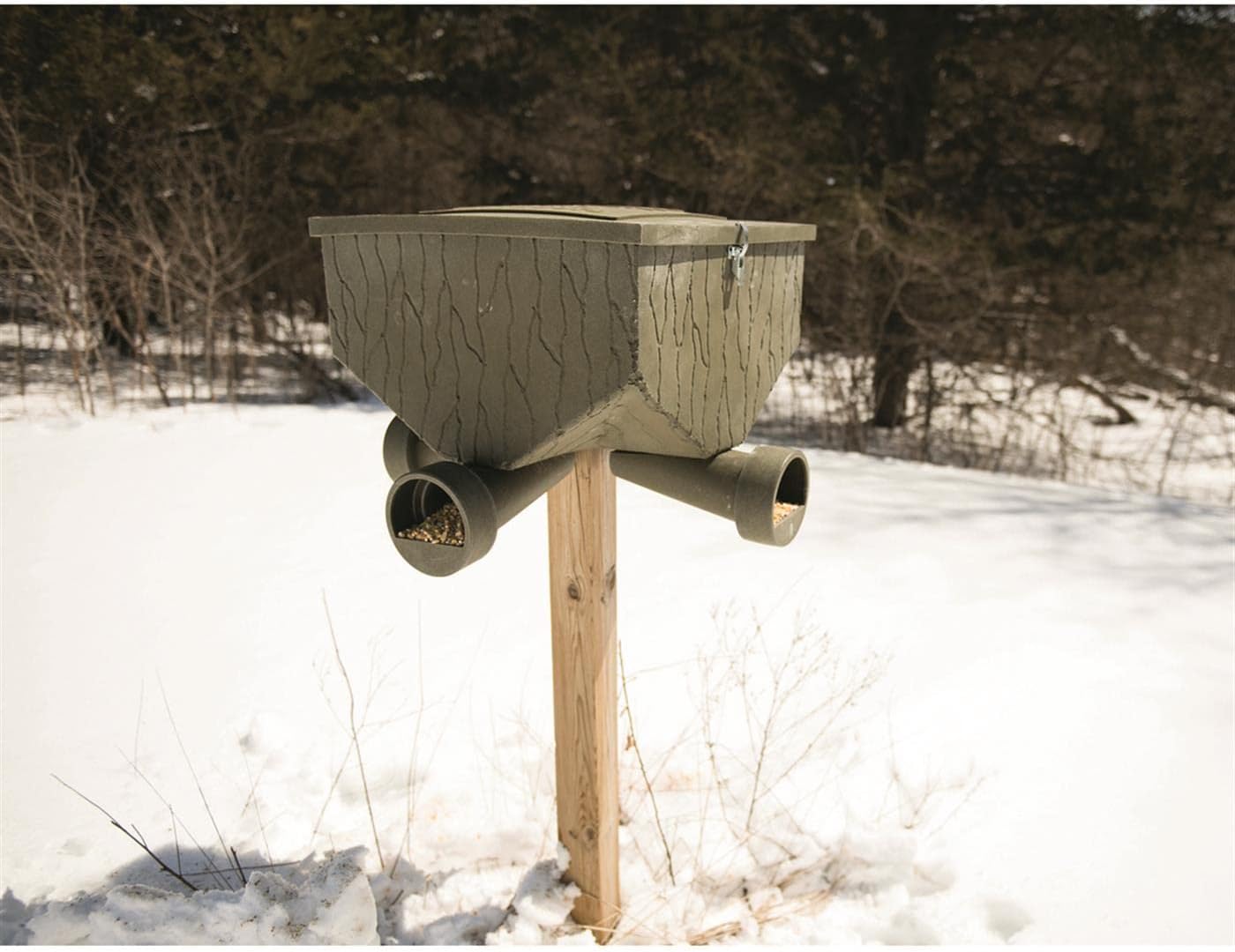 Banks Outdoors Feedbank 300 lb. Capacity Deer and Wildlife Feeder