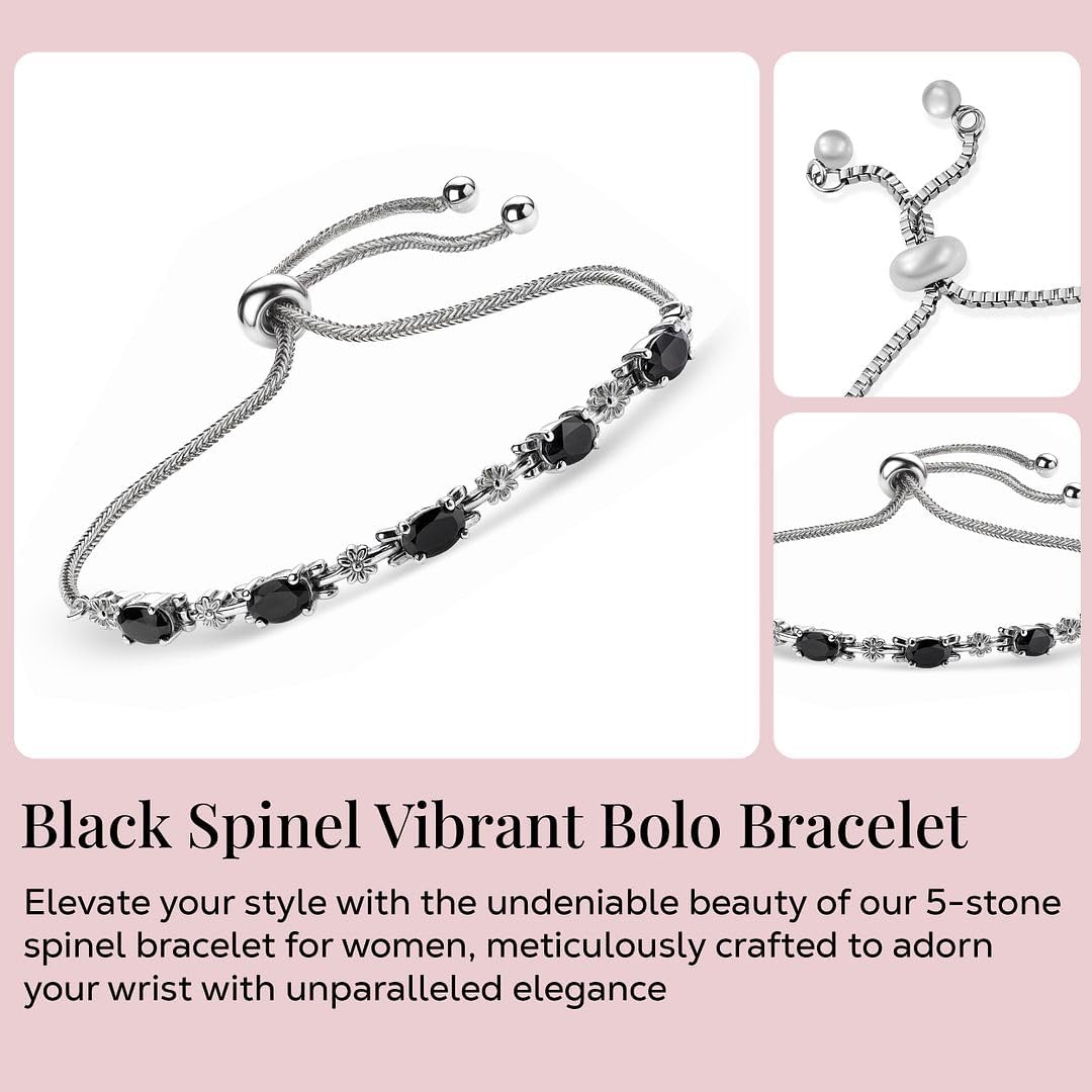 Birthstone Bracelets Charm Bolo Bracelet Adjustable Gemstone | Birthday, Gifts