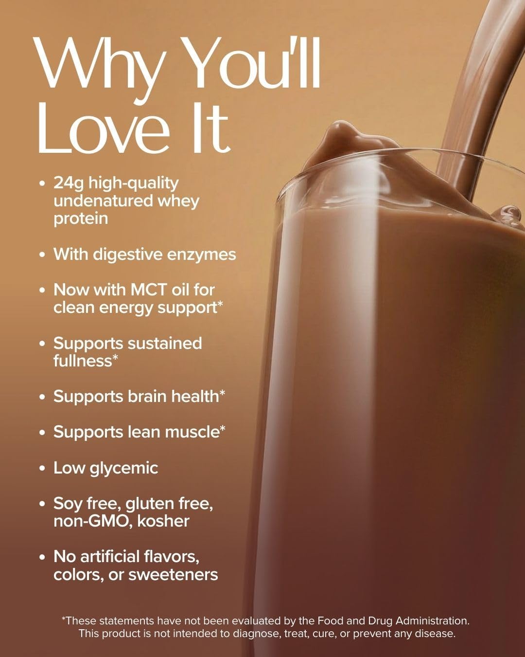 IsaLean Protein Shake - Complete Nutrition for Maintaining Healthy Weight & Lean Muscle Growth Enhanced with MCT Oil - 24 Vitamins & Minerals - 28.1 oz - 14 Meal Canister - Creamy Chocolate