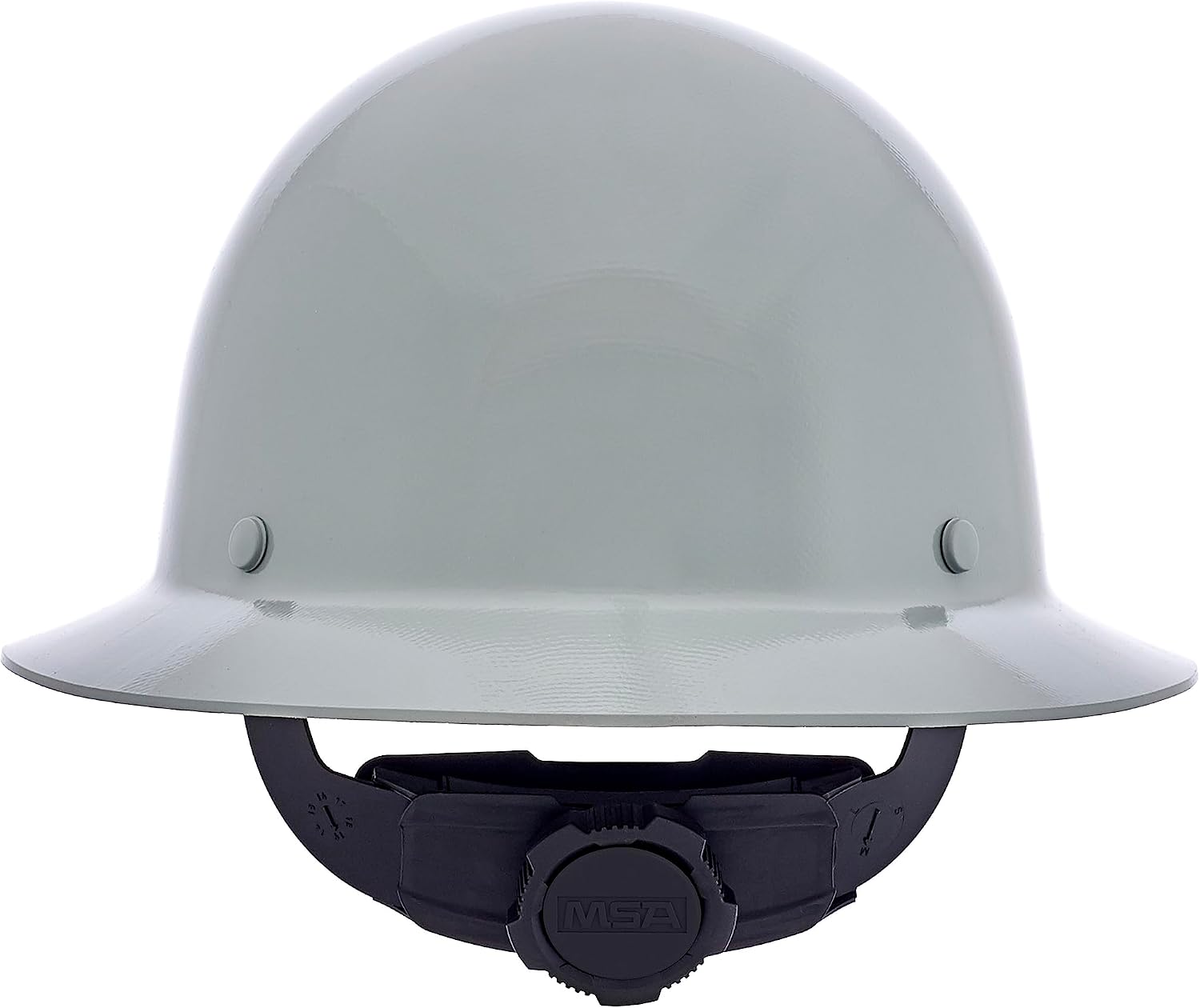 MSA Skullgard Full-Brim Hard Hat with Suspension - Non-Slotted Cap, Made of Phenolic Resin, Radiant Heat Loads up to 350F, Standard Size Hard Hat | Fas-Trac III Ratchet Suspension