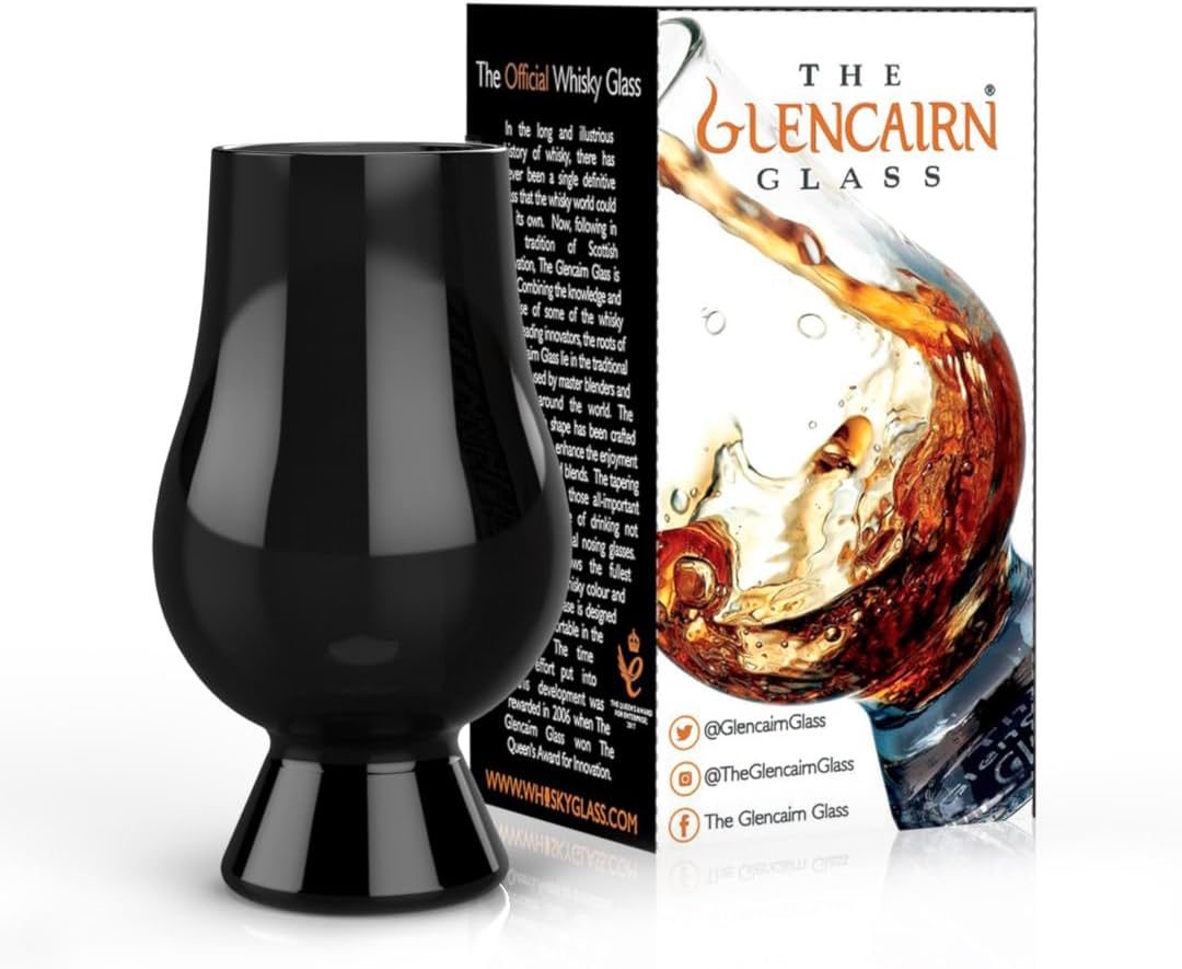 GLENCAIRN BLACK WHISKY GLASS IN GIFT CARTON