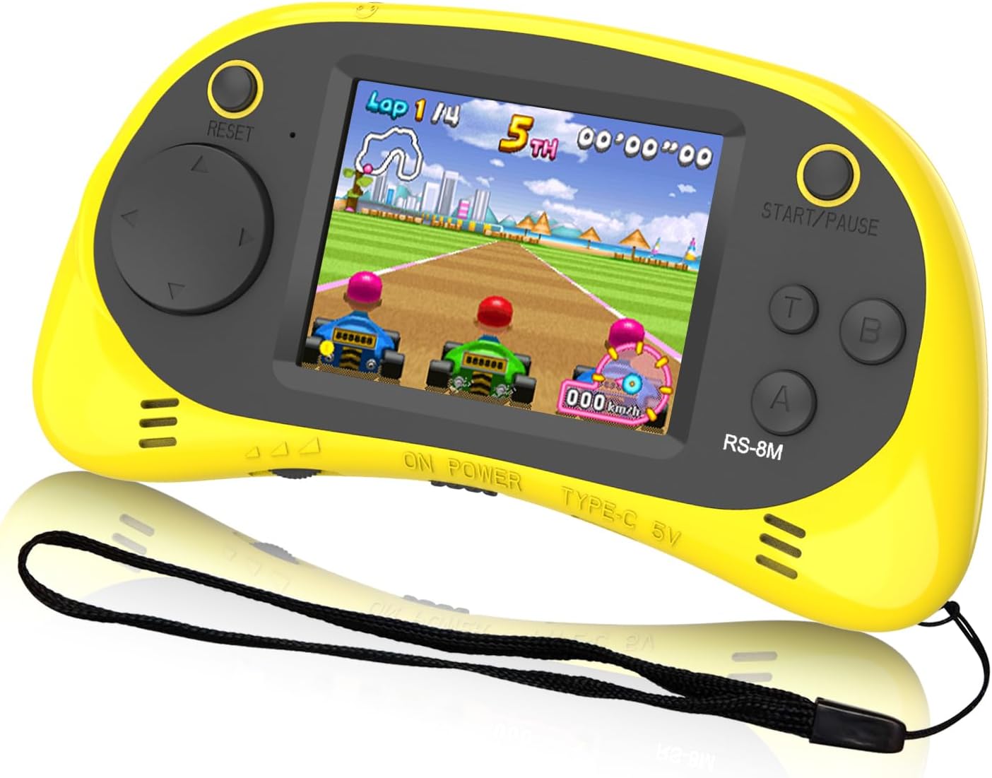 Kids Handheld Portable Video Game Player with 200 Games - 16 Bit 2.5 Inch Screen Mini Retro Electronic Machine for Boys Girls