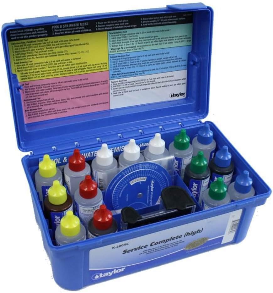 Taylor Technologies K-2005C Service Complete Swimming Pool Test Kit