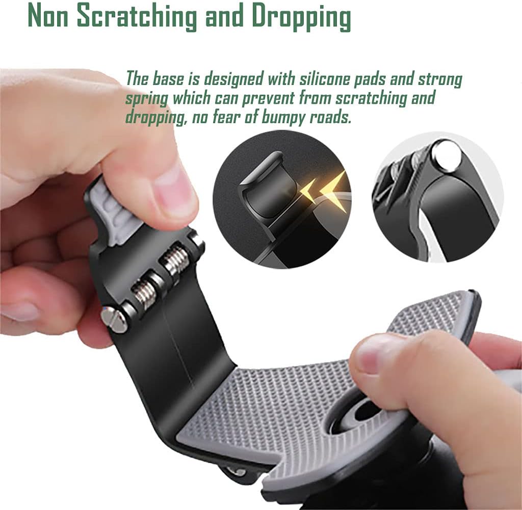Car Phone Holder Mount,360 Degrees Rotation Dashboard Phone Holder for iPhone,Samsung,Google,Nokia,and 4 to 7" Smartphones