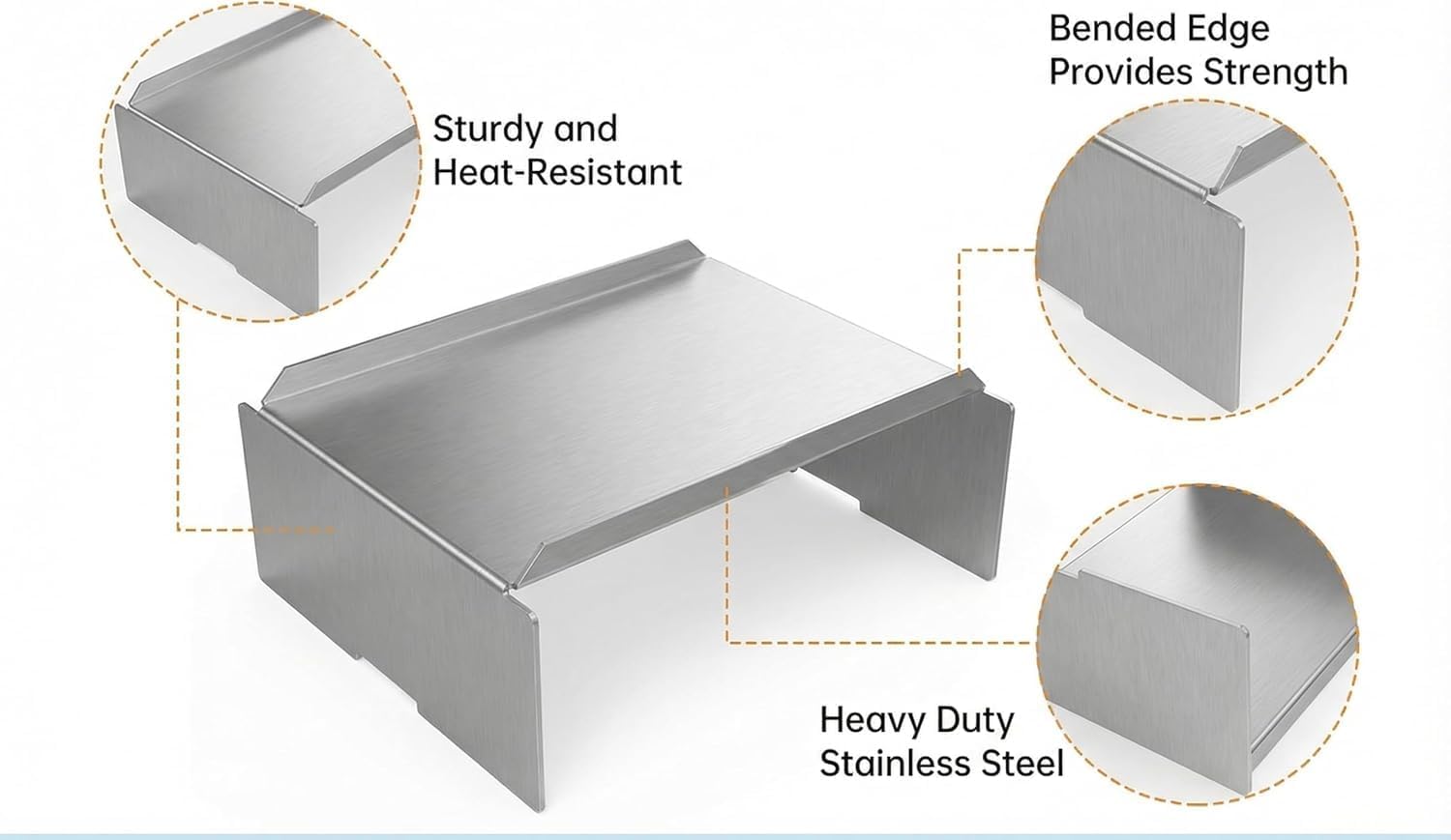 Drip Pan Heat Baffle Replacement for Traeger Pellet Smoker Grill, Heat Diffuser BCA012