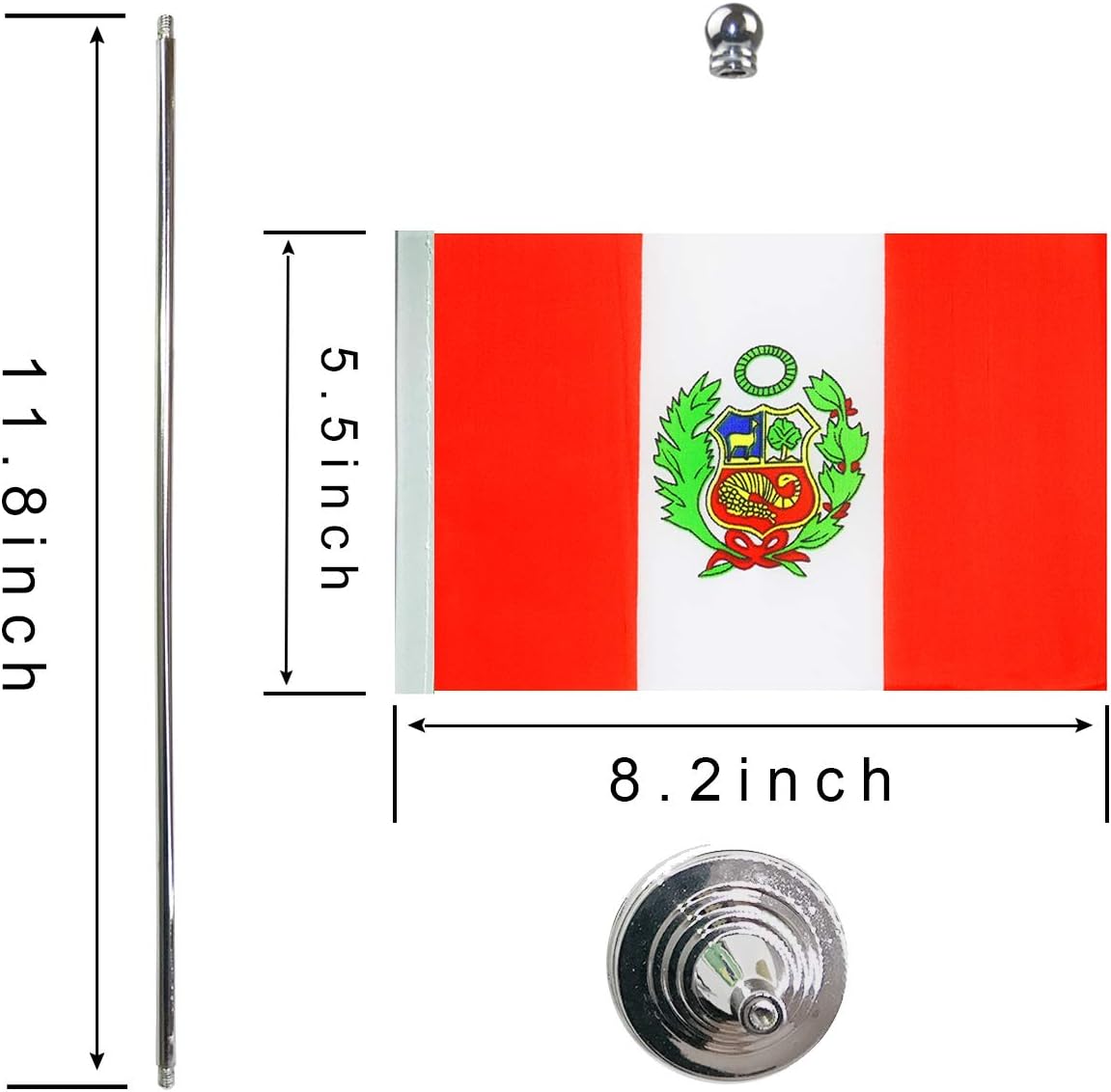 Nicaragua Flag - Table & Desk Flag, Office Decor, Festival Banners