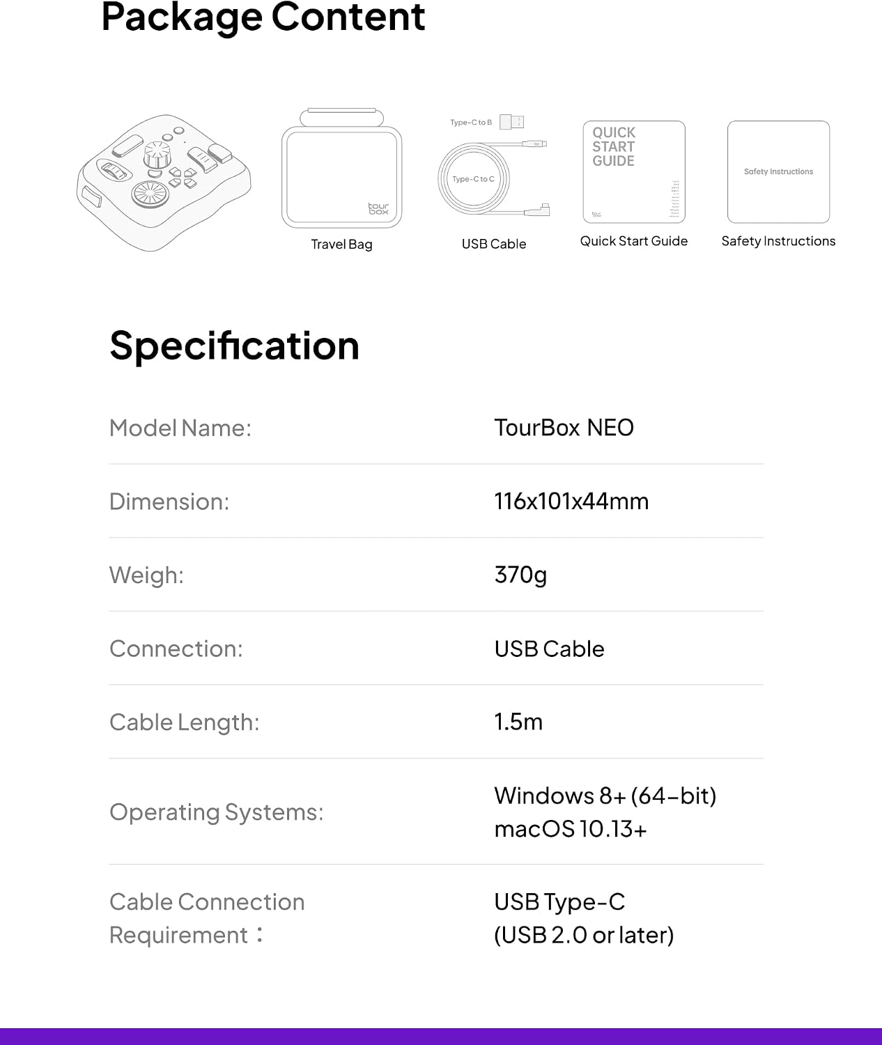 TourBox NEO - Customizable Editing Controller, Photo Color Grading Illustration Speed Editor, Intuitive Control Boost Productivity
