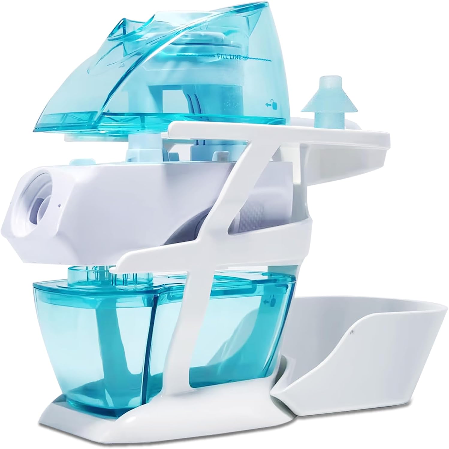 Premium Countertop Caddy Organizer for Navage Nasal Irrigation System - 3-Tier Storage for Nose Cleaning Supplies, Detachable Tray, Sleek Design - Nasal Care Accessories (Caddy Only)